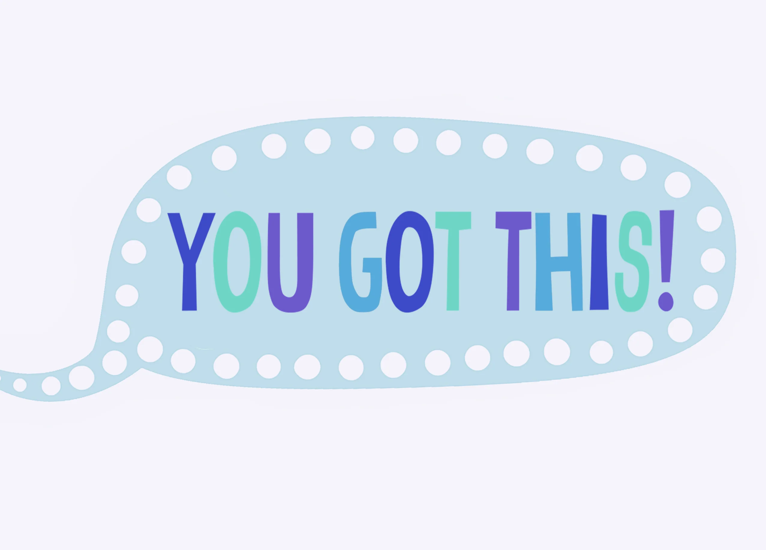 Personalised You Got This! Good Luck Card