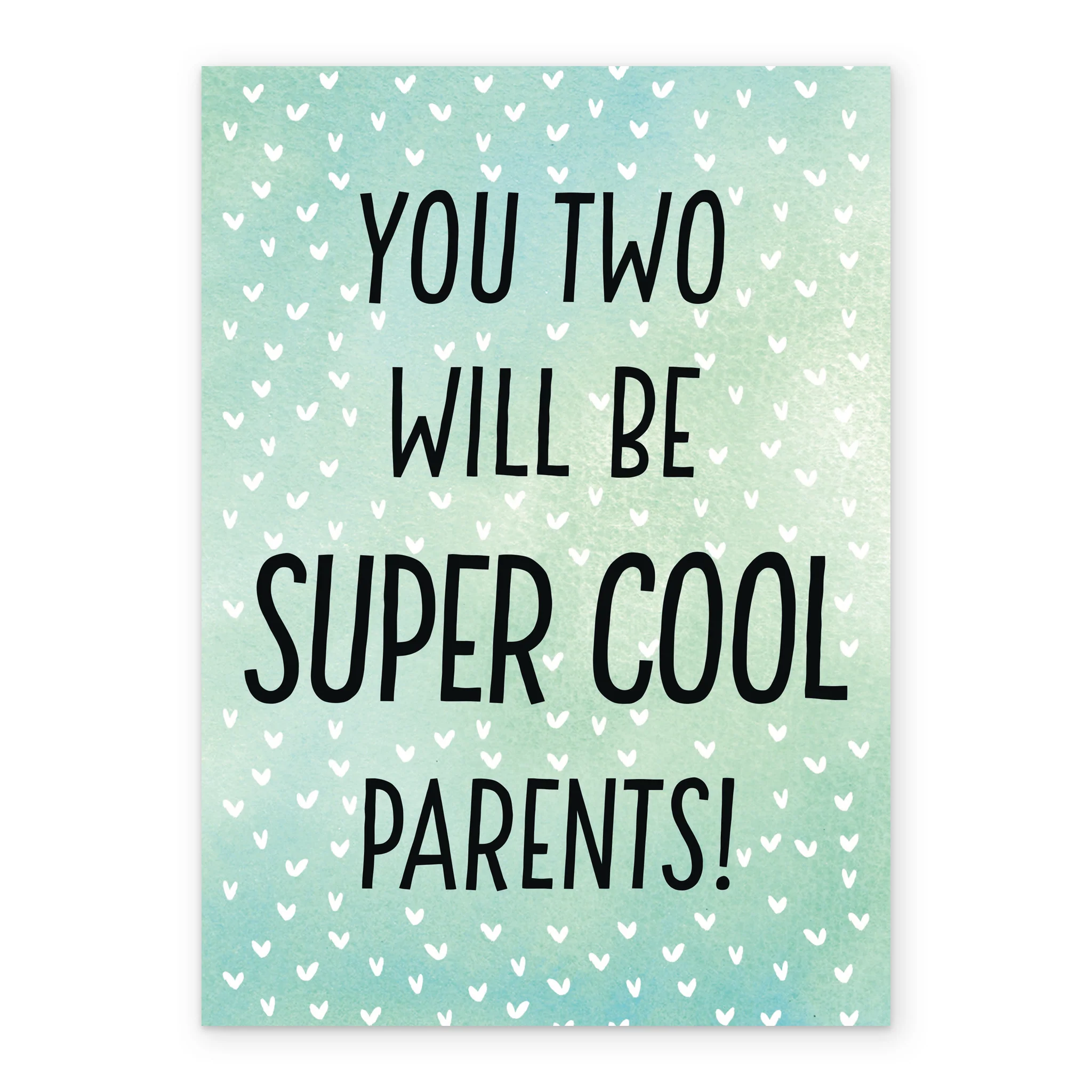 Personalised You Two Will Be Super Cool Parents Pregnancy Card - Image 2