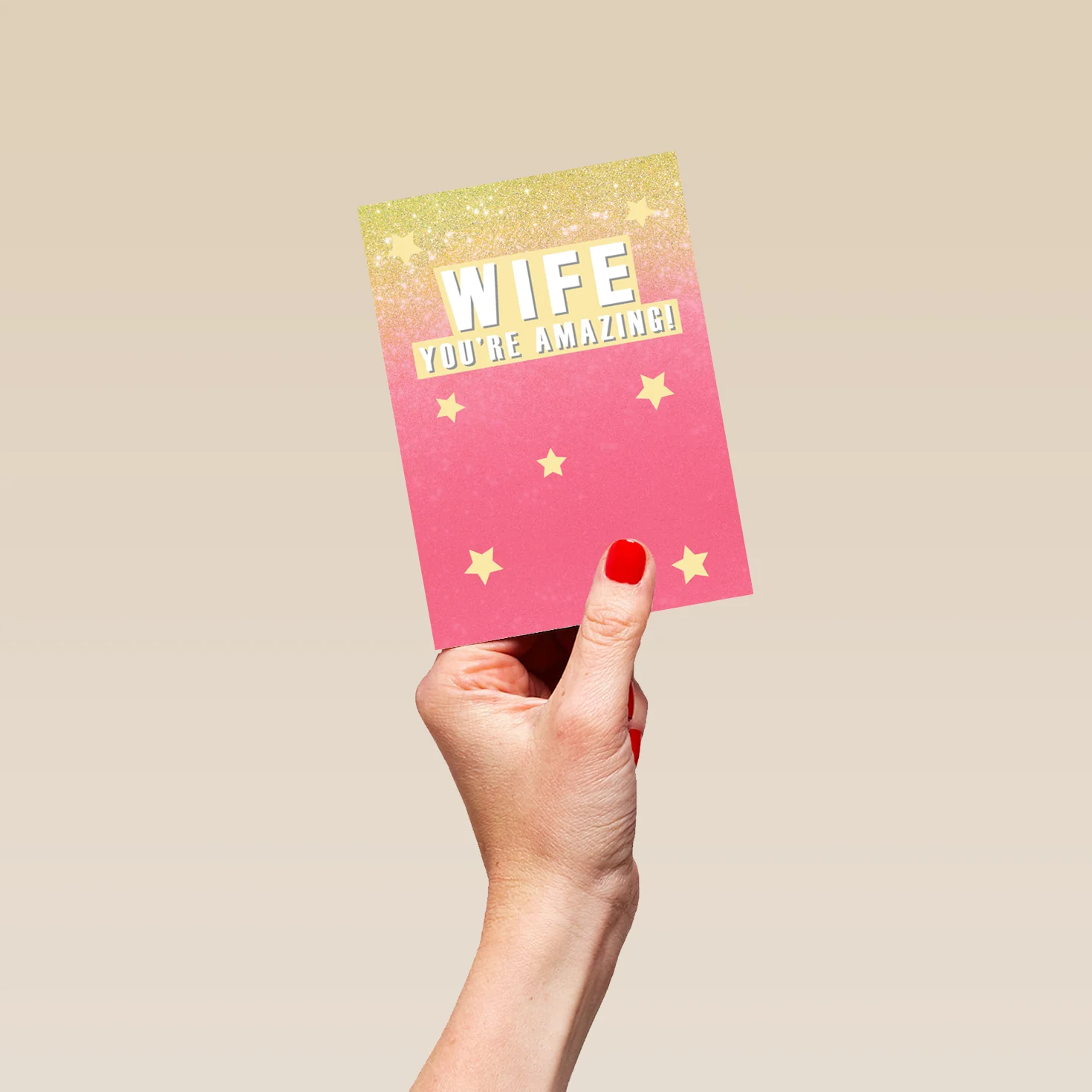 Personalised You're Amazing Card For Wife - Image 4