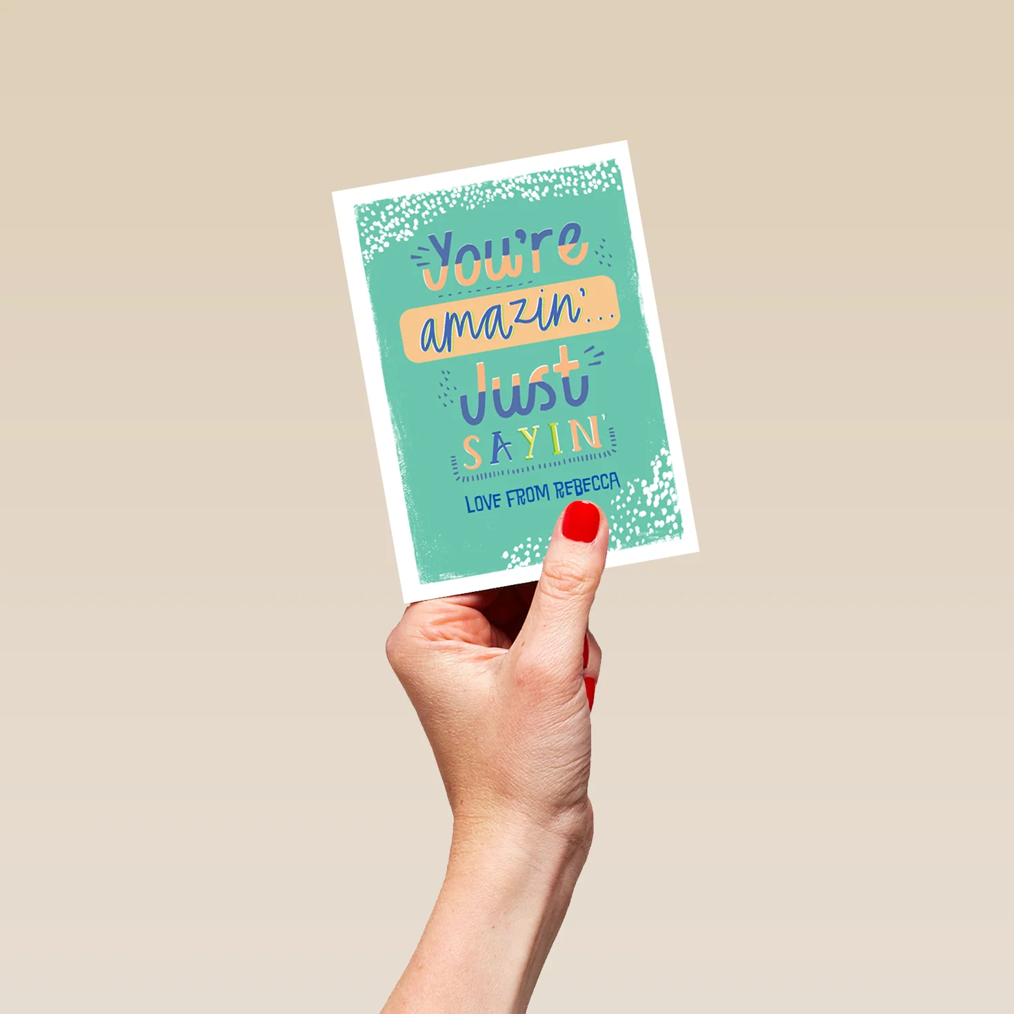 Personalised You're Amazing Father's Day Card - Image 4