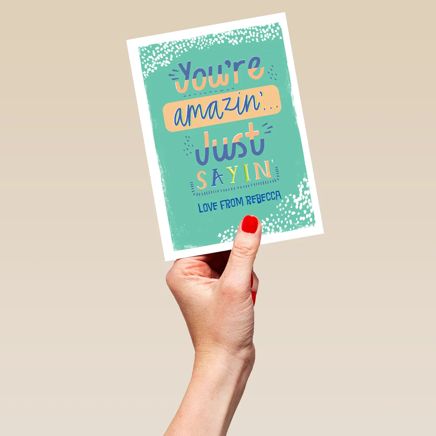 Personalised You're Amazing Father's Day Card - Image 5