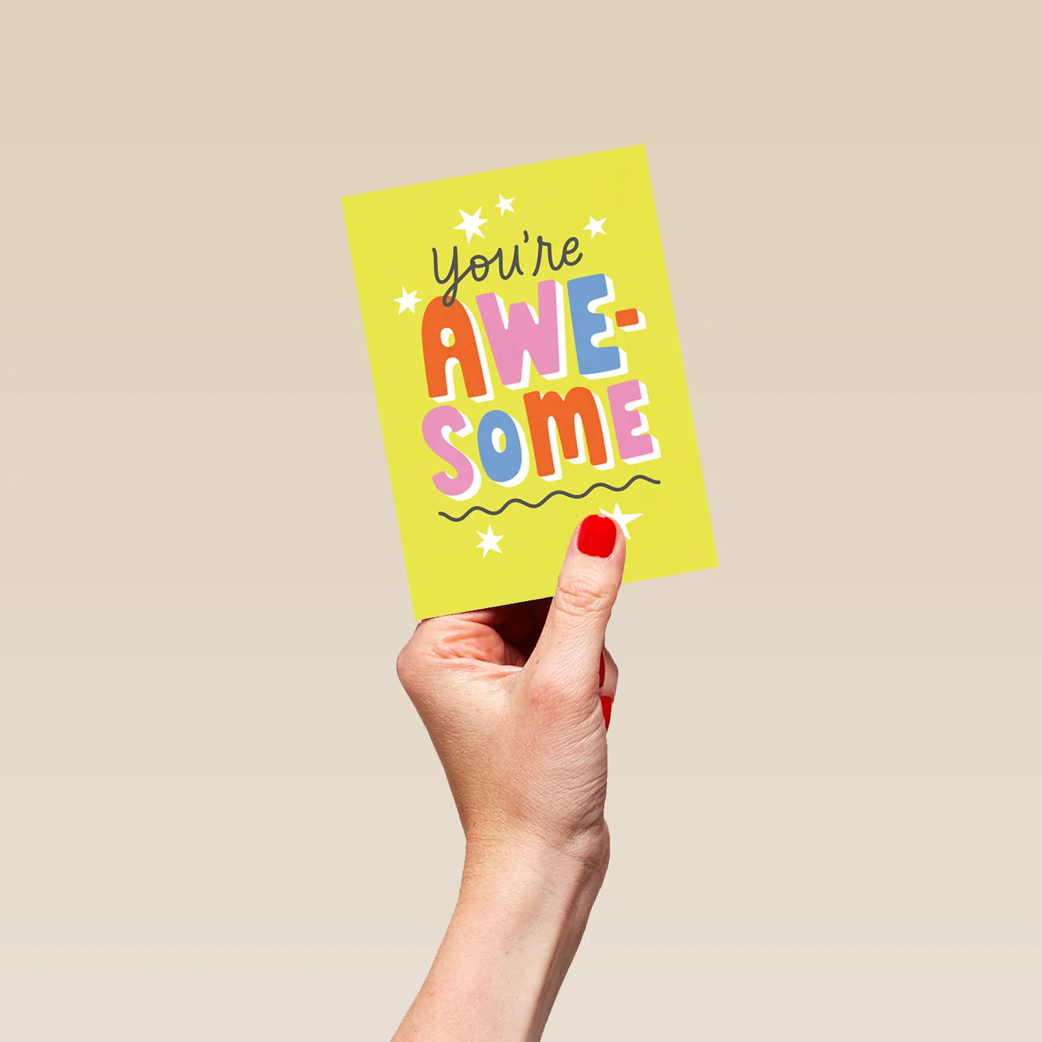 Personalised 'You're Awesome' Just to Say Card - Image 4