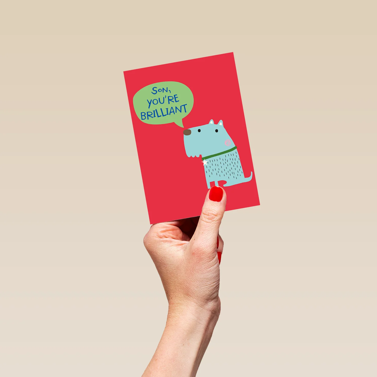Personalised You're Brilliant Birthday Card For Son - Image 4