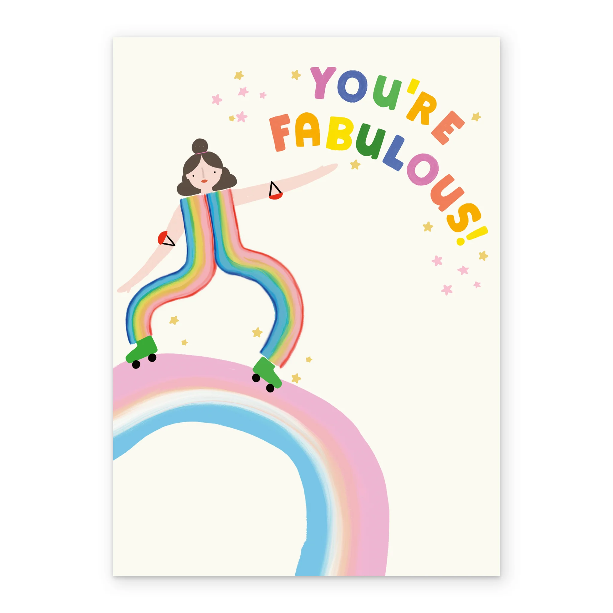 Personalised You're Fabulous Rainbow Mother's Day Card - Image 2