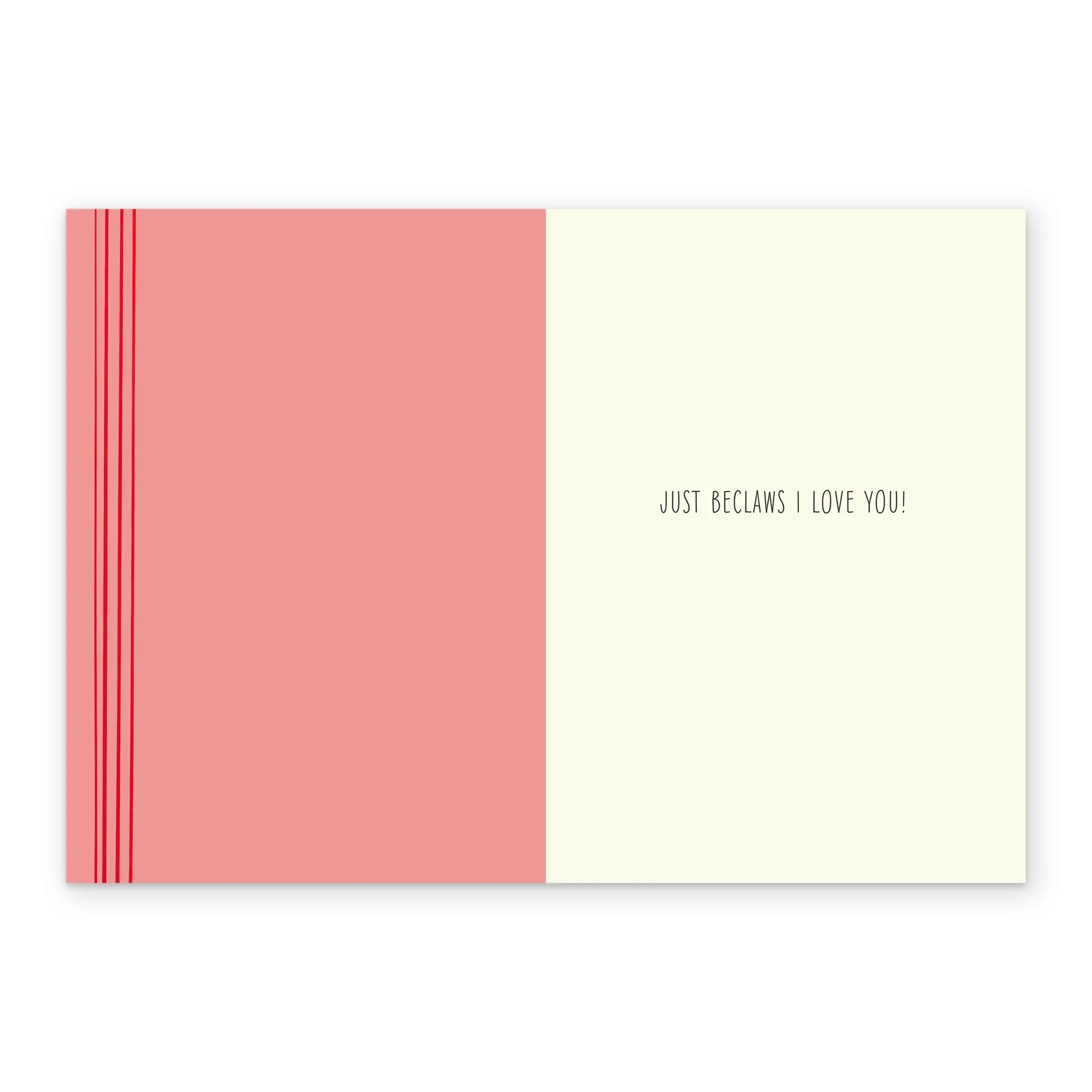 Personalised 'You're No. 1' Pink Lobster Anniversary Card - Image 3