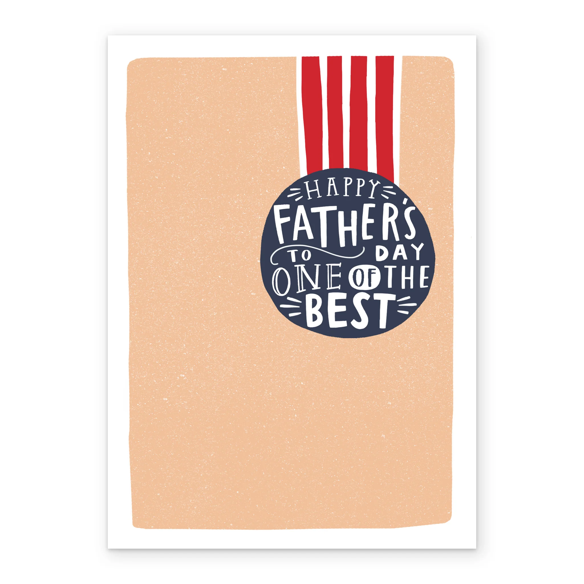 Personalised You're One Of The Best Father's Day Medal Card - Image 2