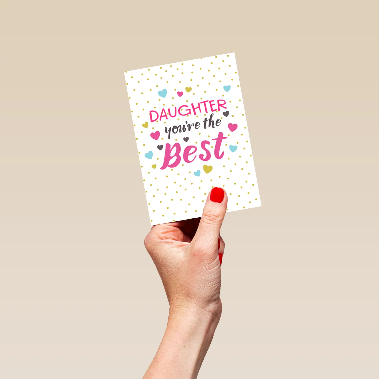 Personalised You're The Best Daughter Card - Image 4
