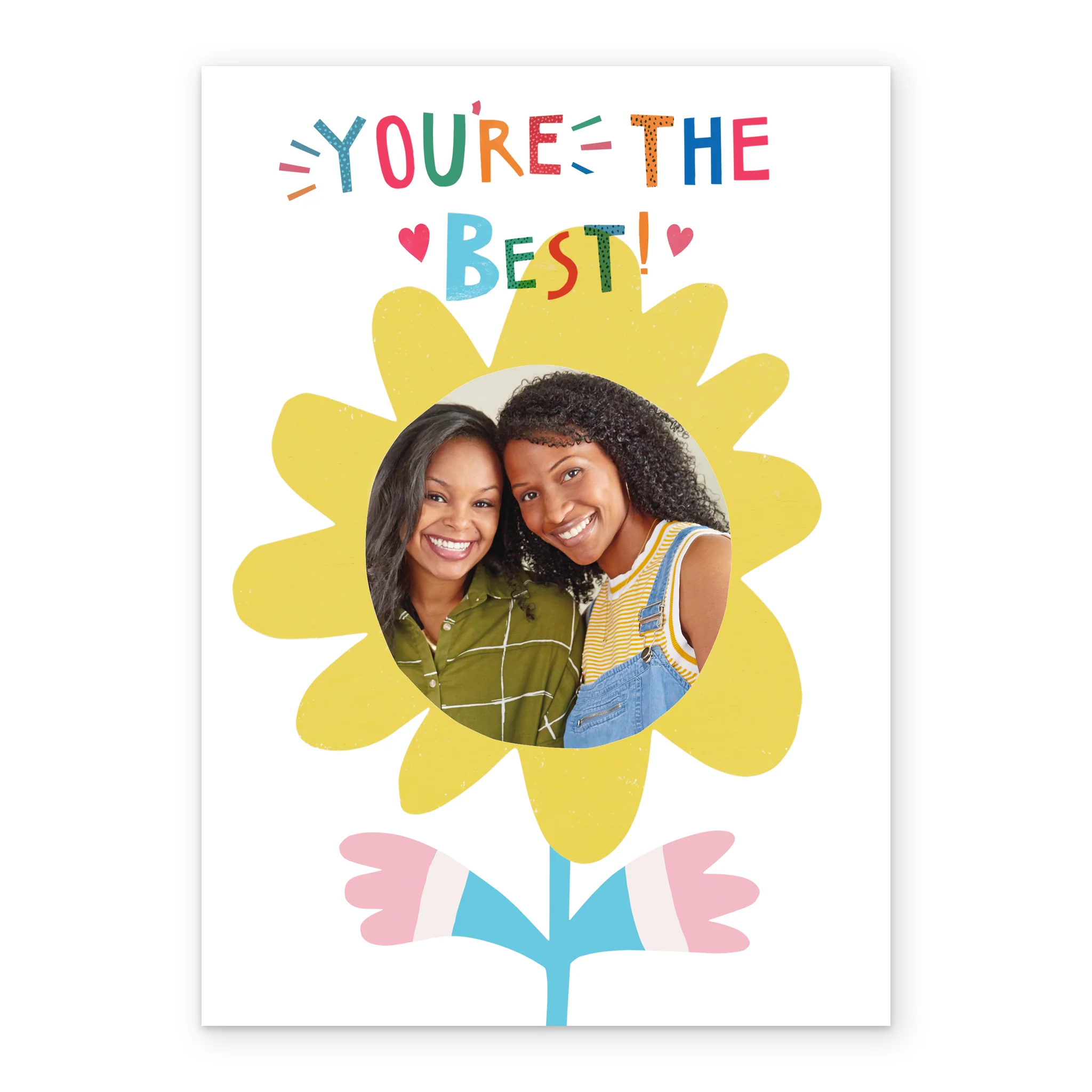 Personalised You're The Best Flower Mother's Day Photo Upload Card - Image 2
