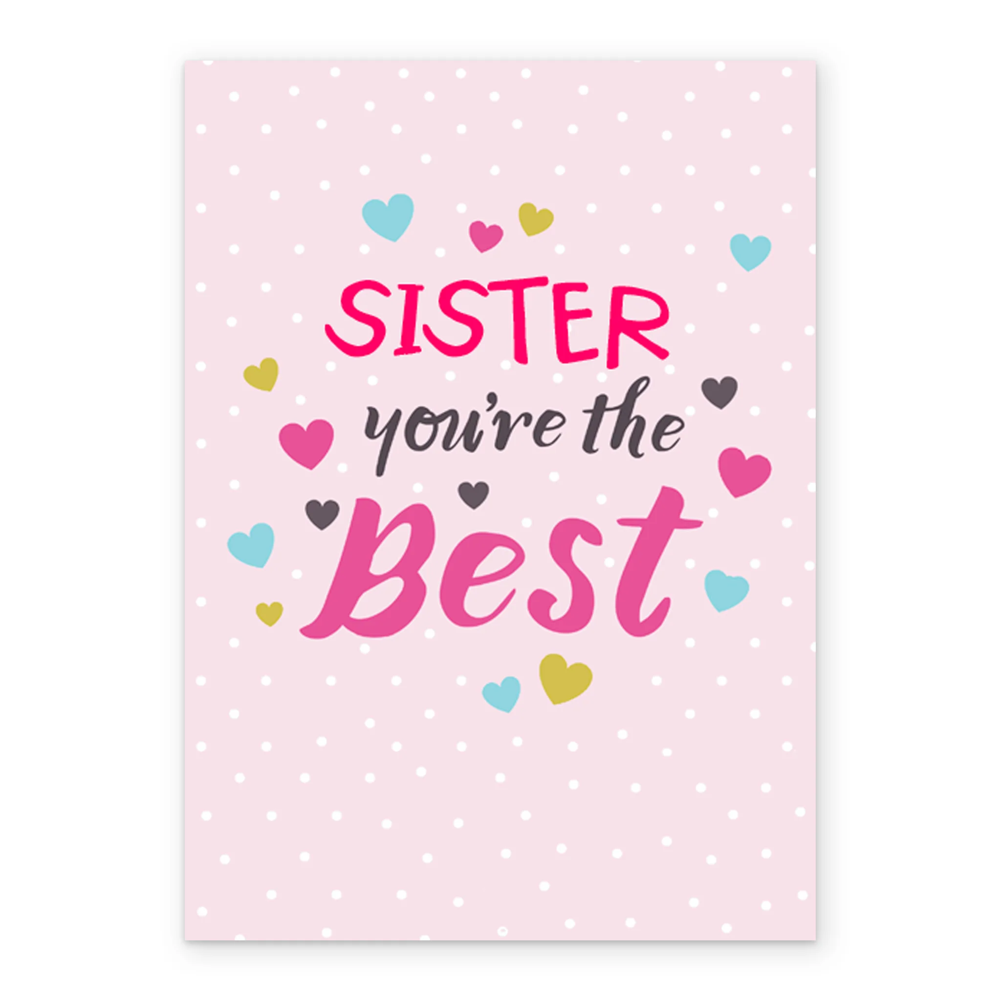 Personalised You're The Best Sister Card - Image 2