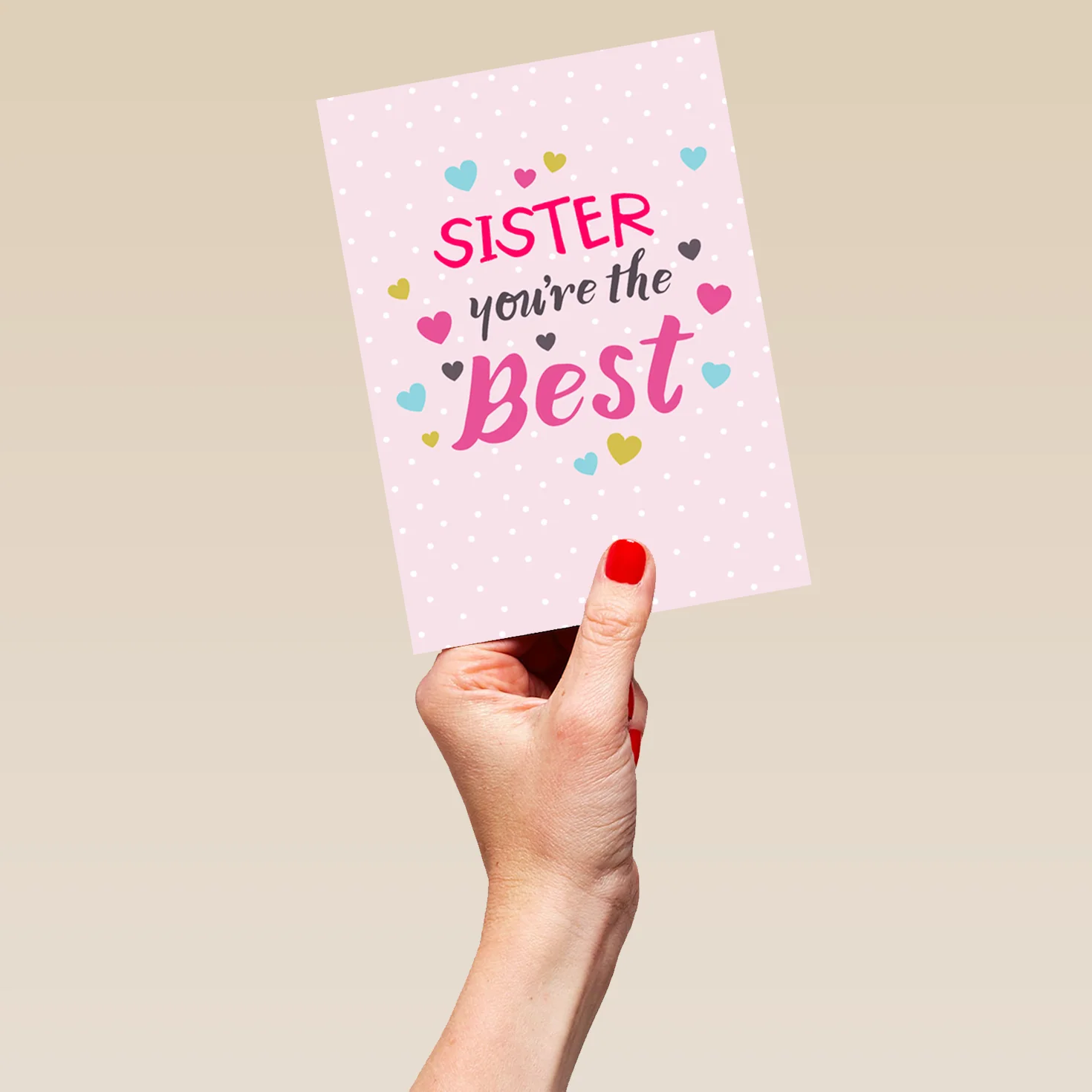 Personalised You're The Best Sister Card - Image 5