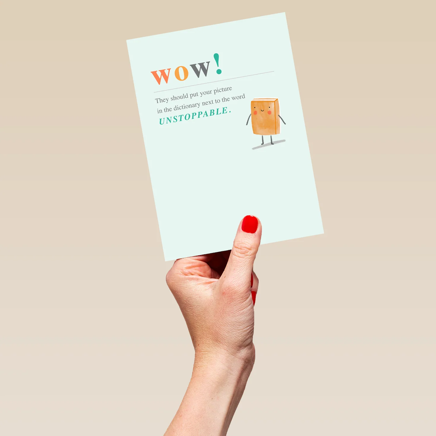 Personalised You're Unstoppable Encouragement Card - Image 5