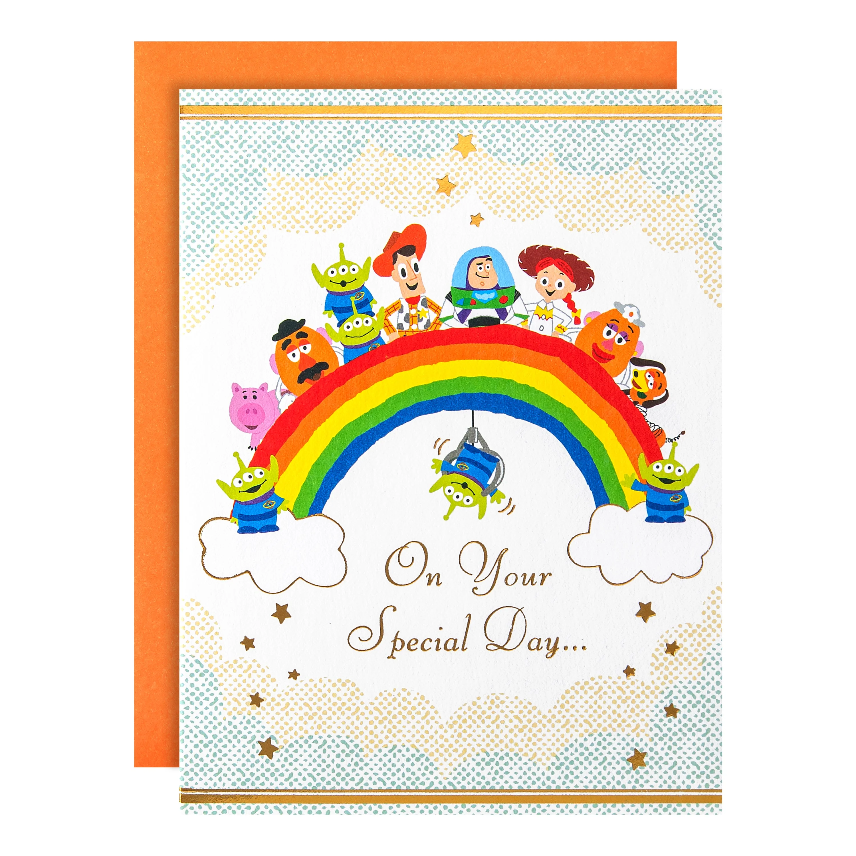 Pop-Up Birthday Card - 3D Toy Story Rainbow Pop-Up Design - Image 2