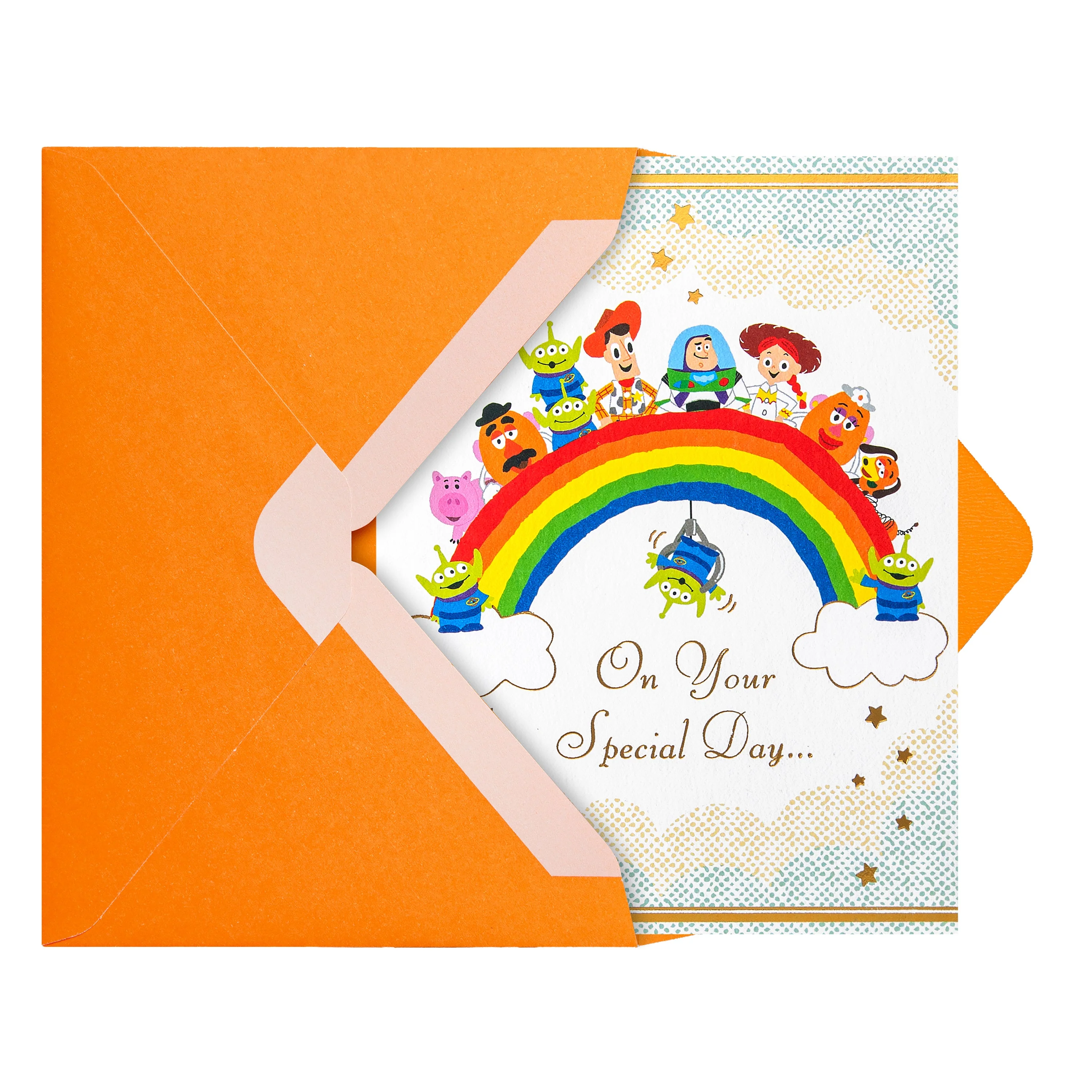 Pop-Up Birthday Card - 3D Toy Story Rainbow Pop-Up Design - Image 4