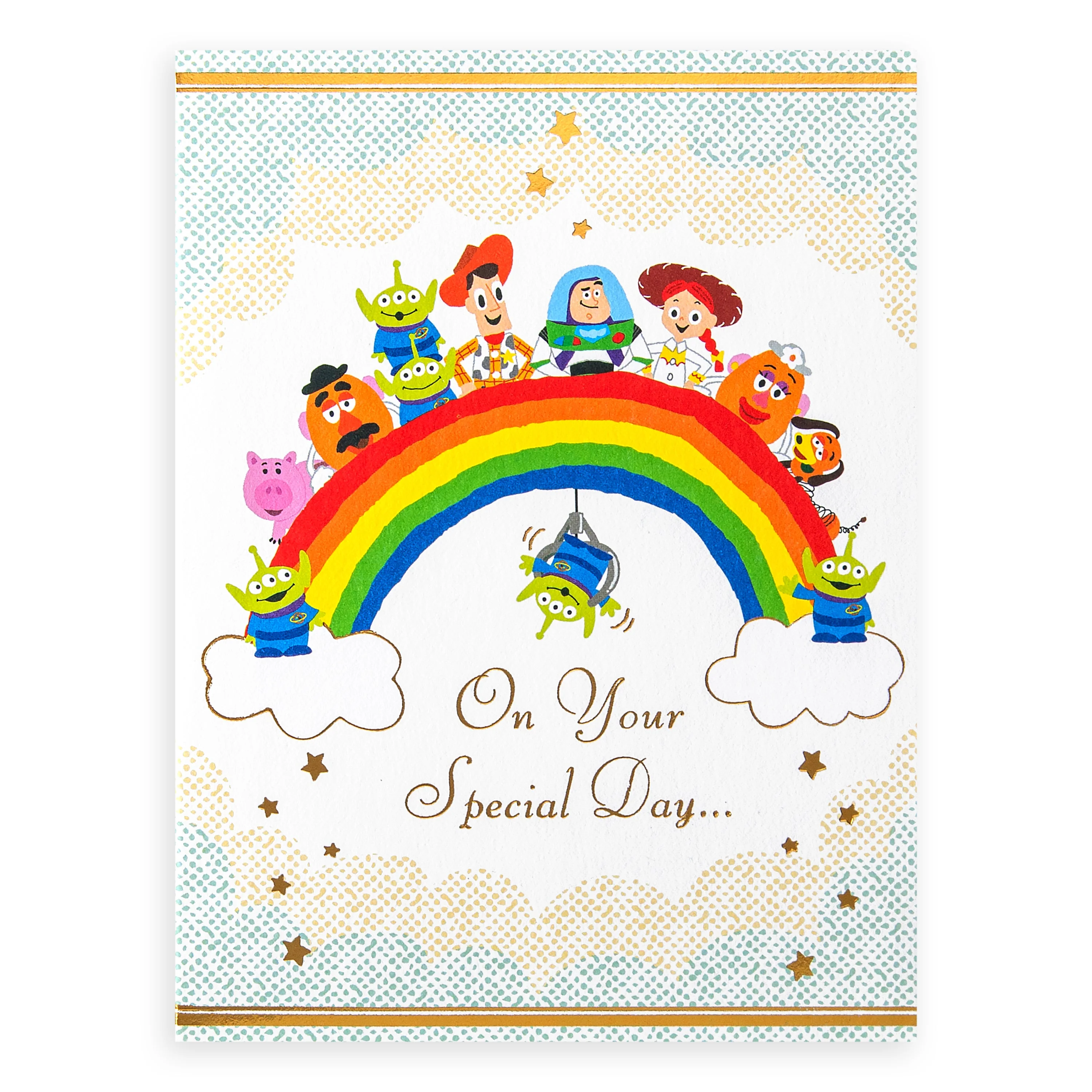 Pop-Up Birthday Card - 3D Toy Story Rainbow Pop-Up Design - Image 5