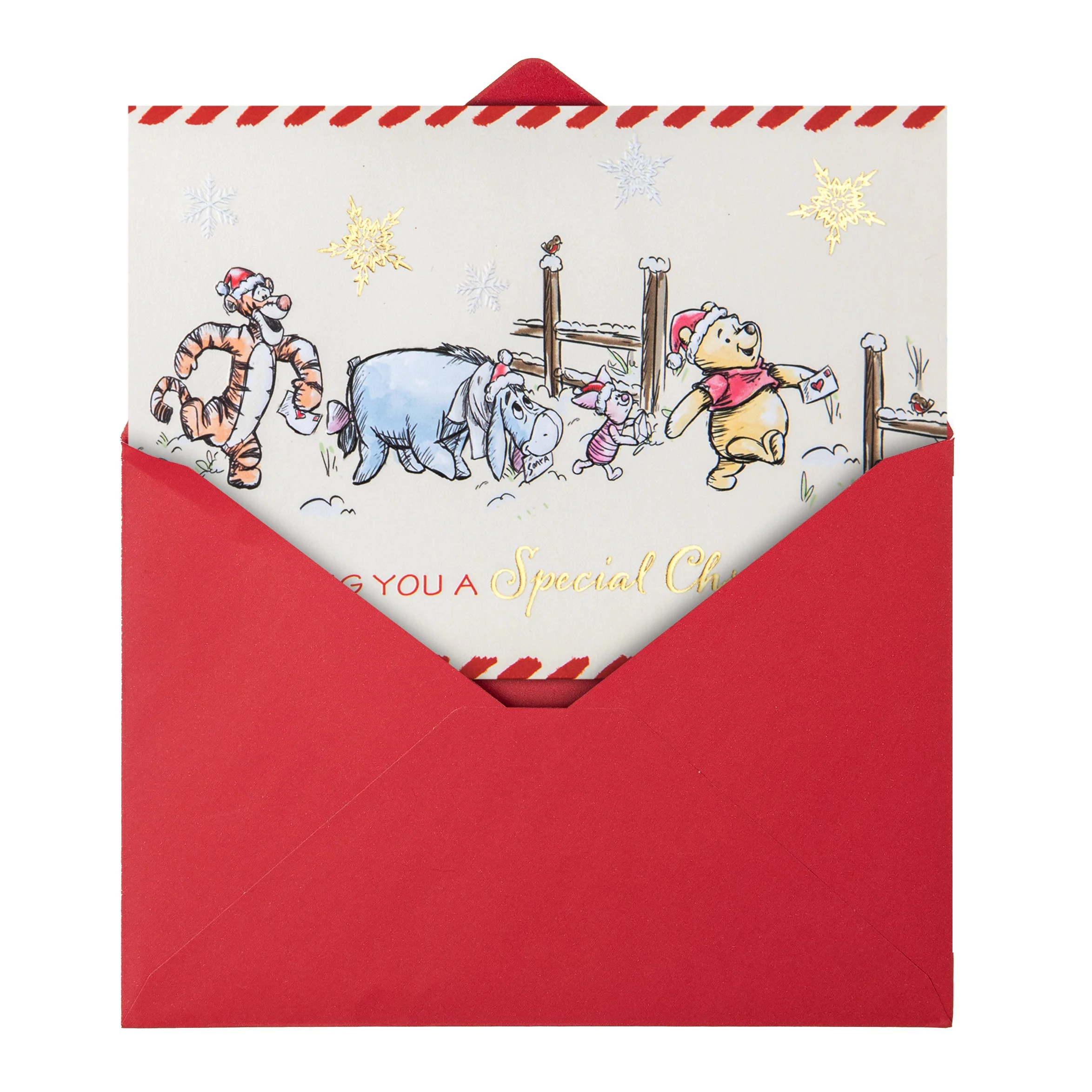 Pop-Up Christmas Card - 3D Disney Winnie The Pooh Pop-Up Christmas Card - Image 5