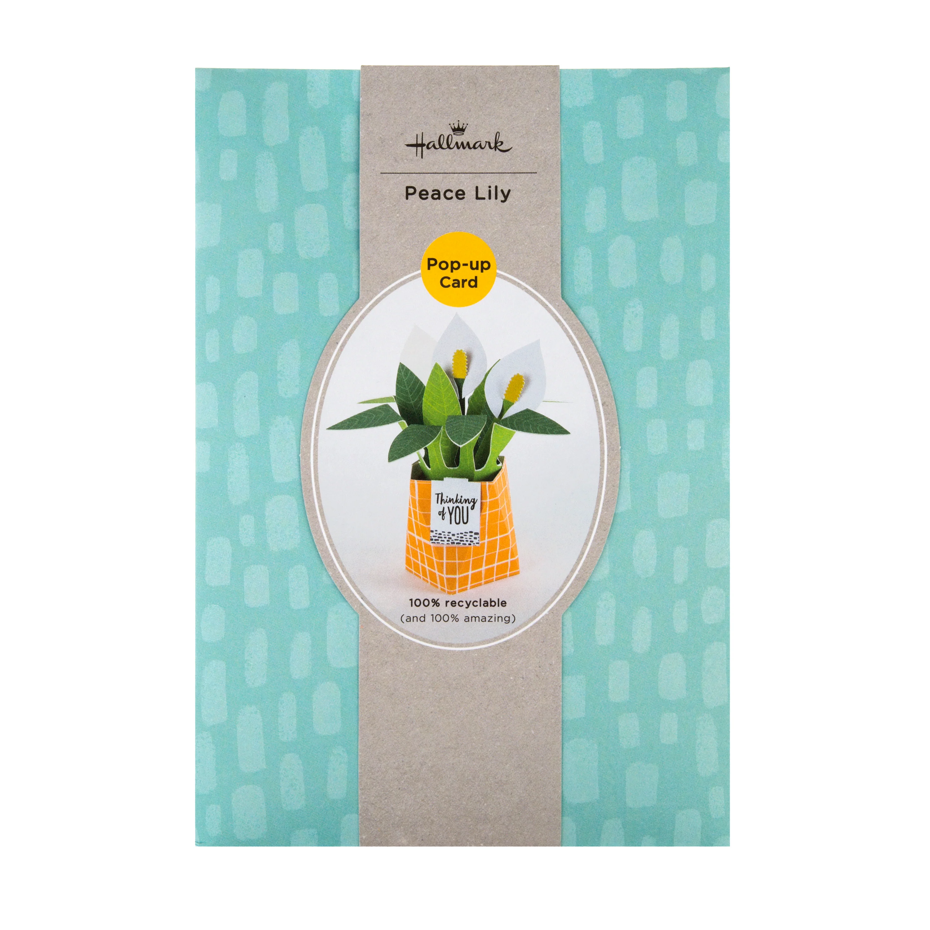 Pop-up Plant Card - Peace Lily Design - Image 6