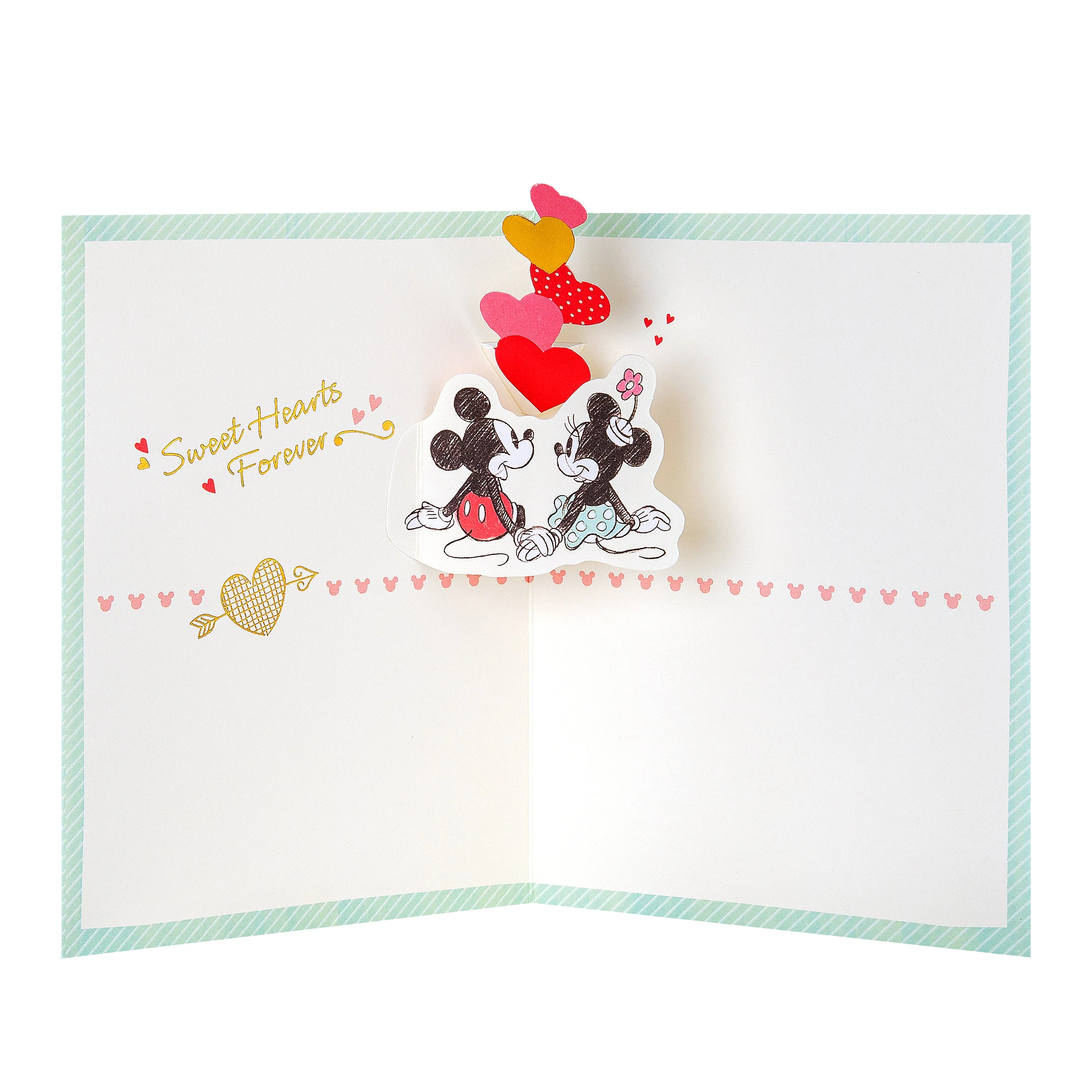 Pop-Up Valentine’s Day Card - 3D Disney Mickey & Minnie Pop-Up Design