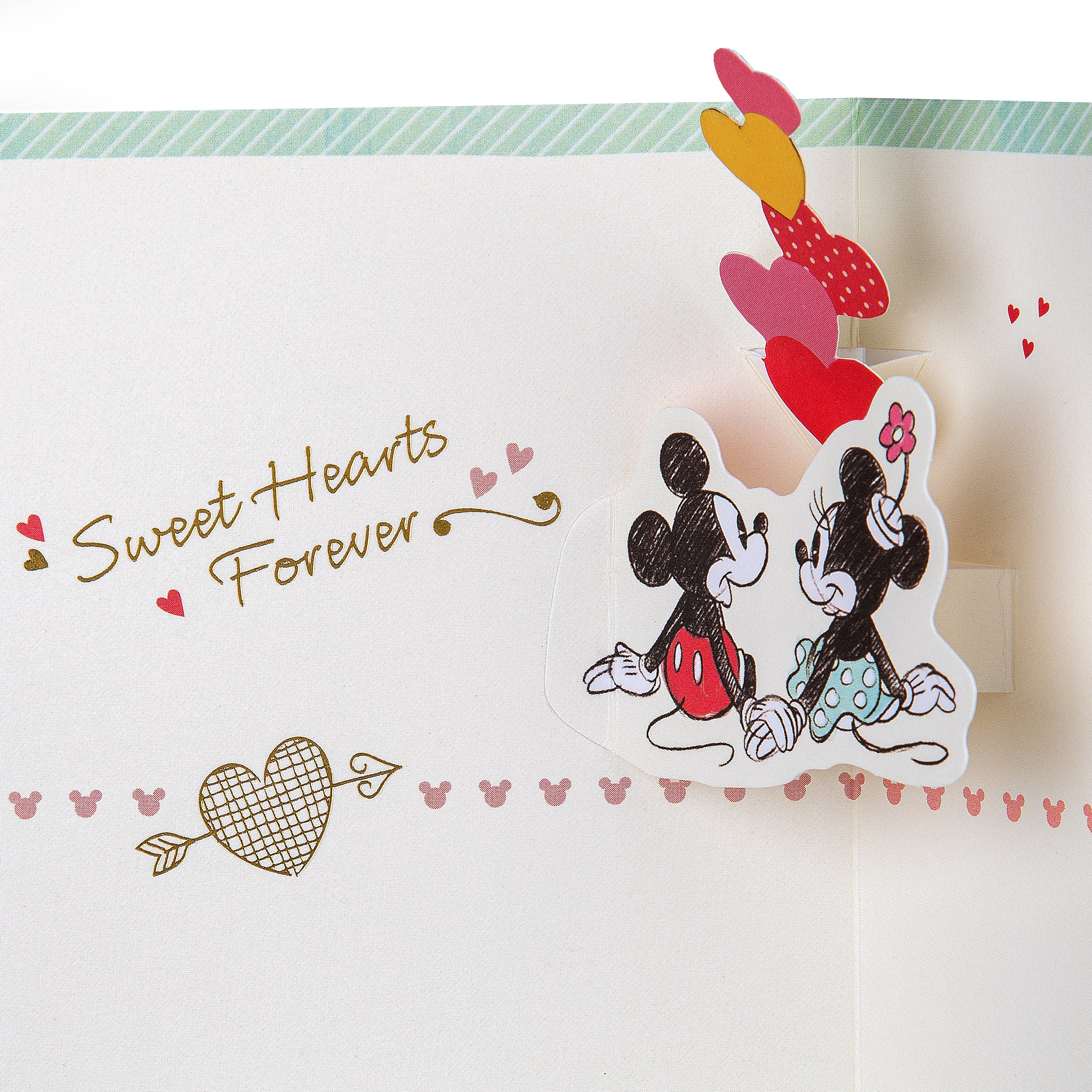 Pop-Up Valentine’s Day Card - 3D Disney Mickey & Minnie Pop-Up Design - Image 3