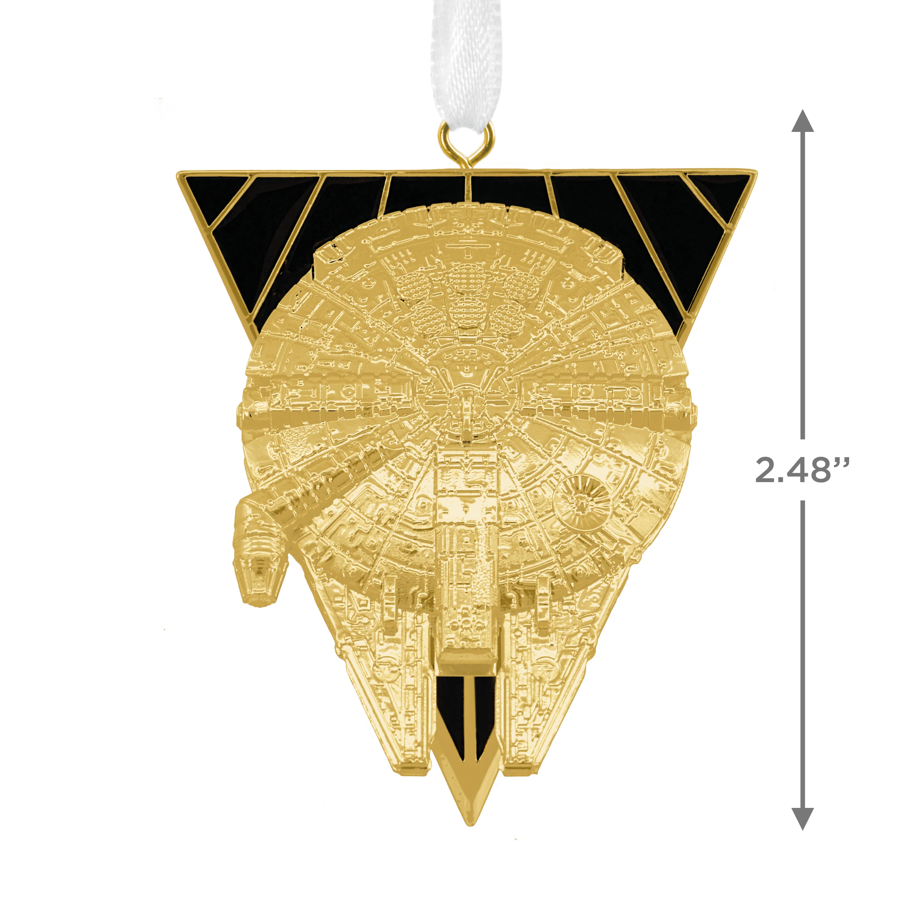 Premium Collectable Star Wars™ - Golden Millennium Falcon Ornament - Image 3