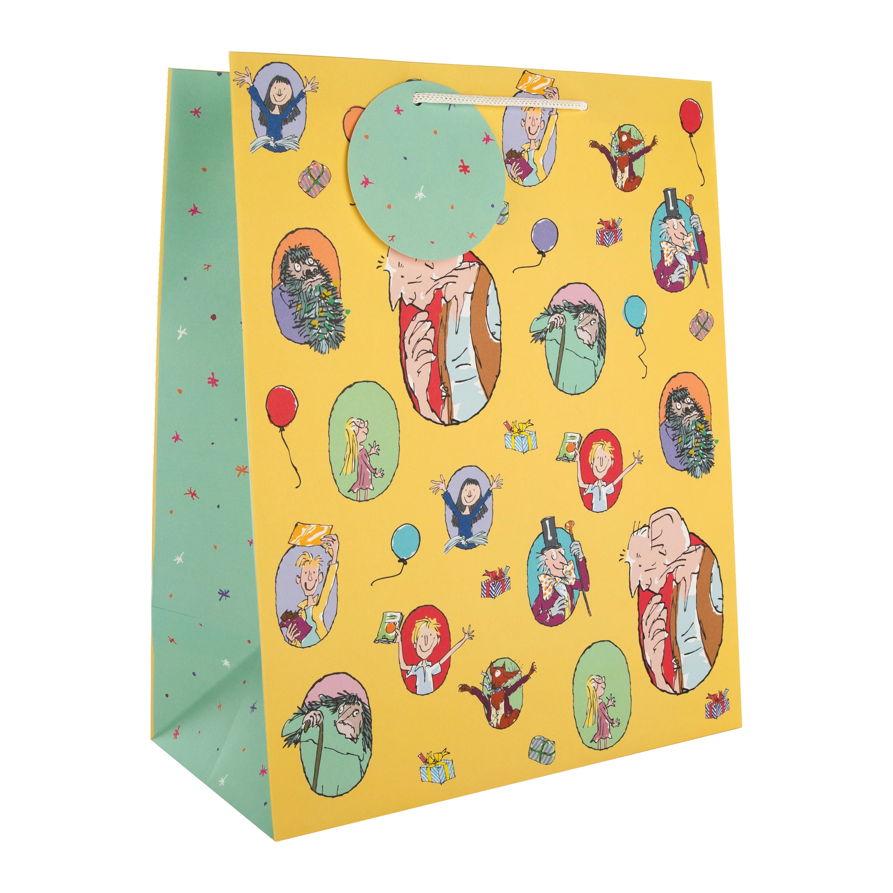Roald Dahl & Quentin Blake Characters Birthday Gift Bag Multipack - 3 Bags in 1 Fun Design - Image 7