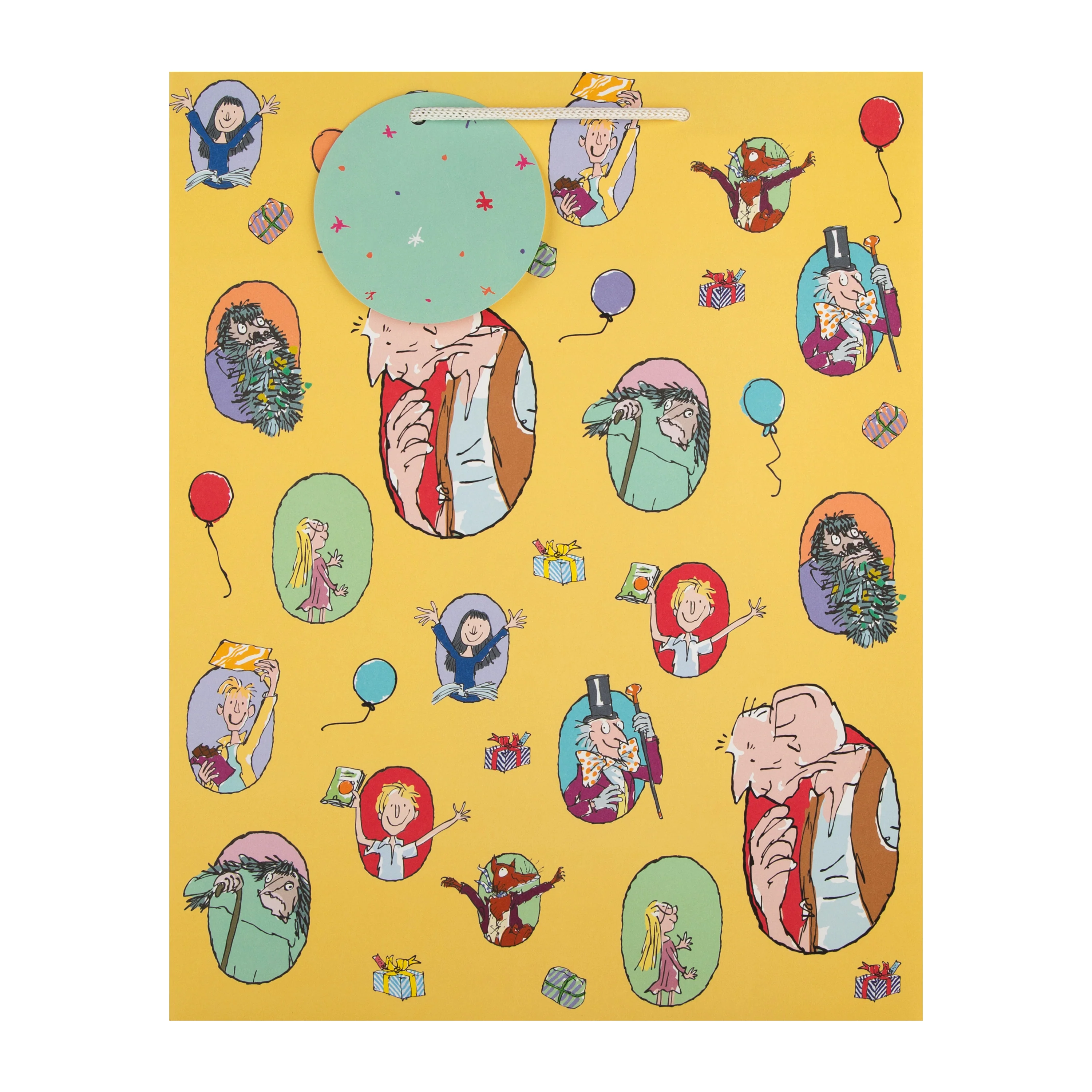 Roald Dahl & Quentin Blake Characters Birthday Gift Bag Multipack - 3 Bags in 1 Fun Design - Image 8