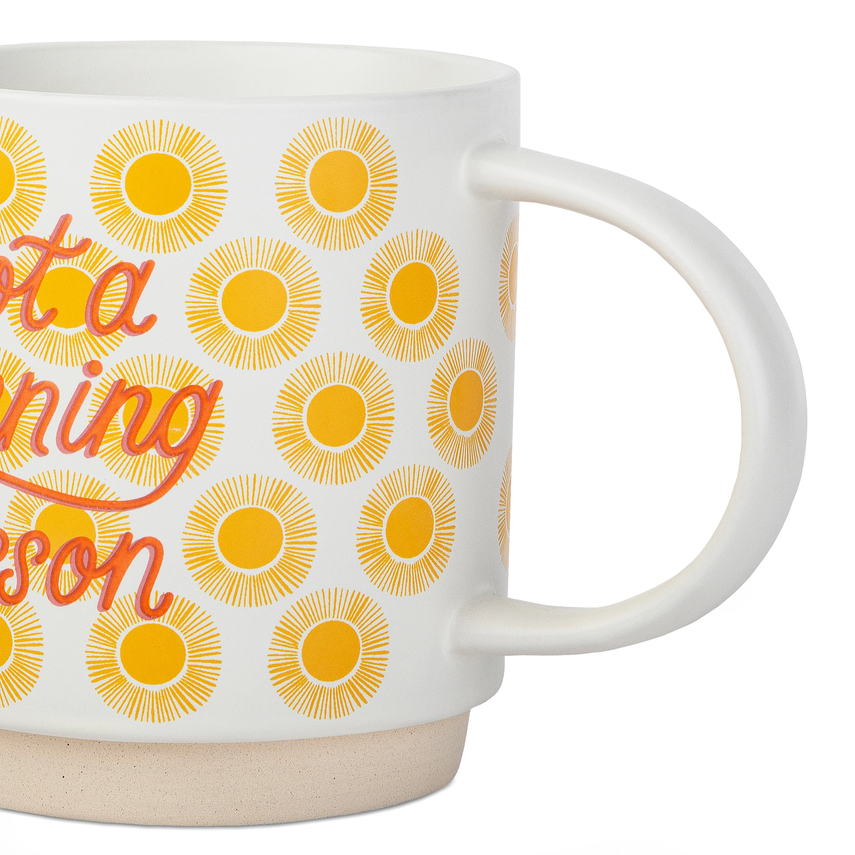 Shoebox Funny Ceramic Mug - Yellow Suns 'Not A Morning Person' - Image 4