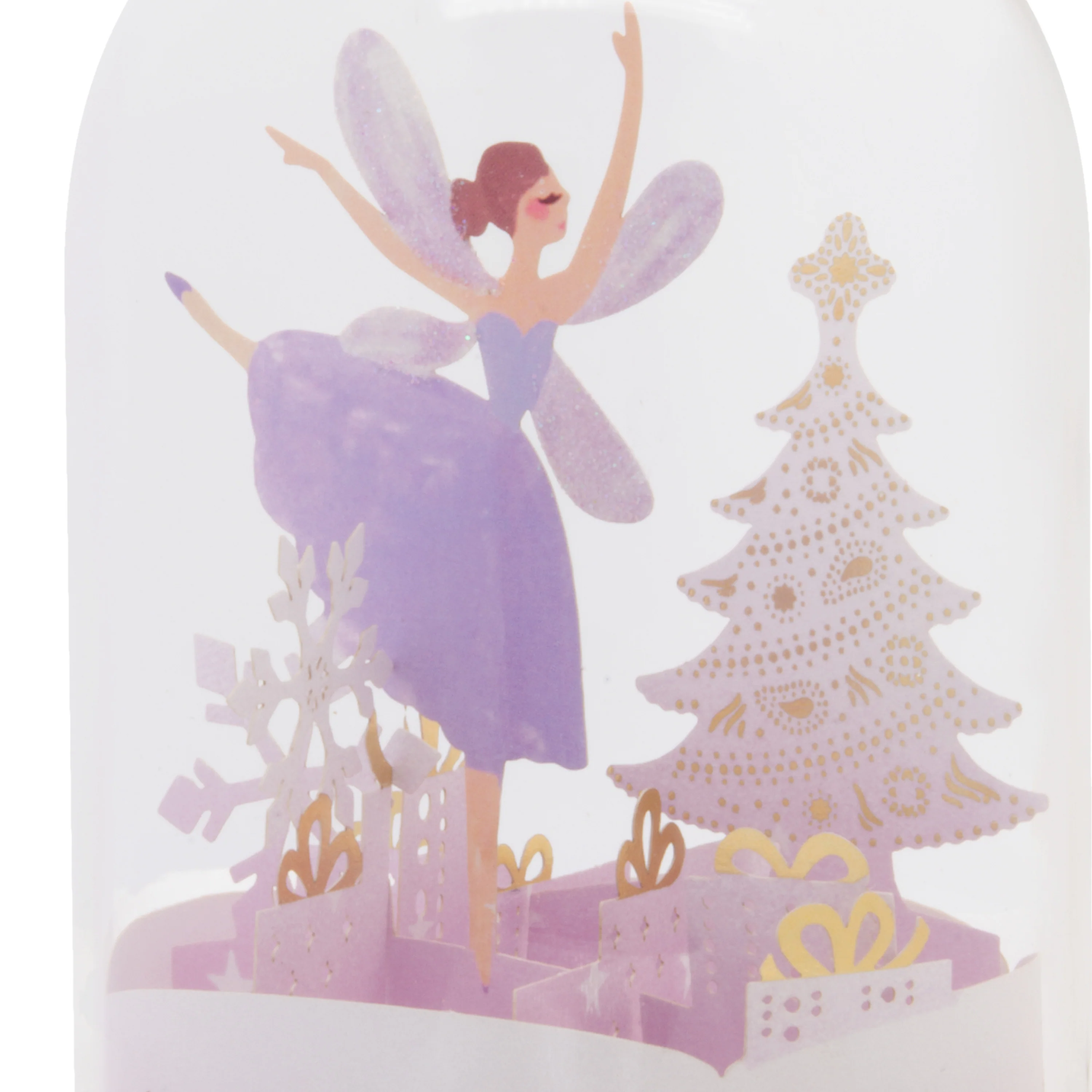Signature Hanging Ornament - Glass Cloche Dancing Fairy - Image 4