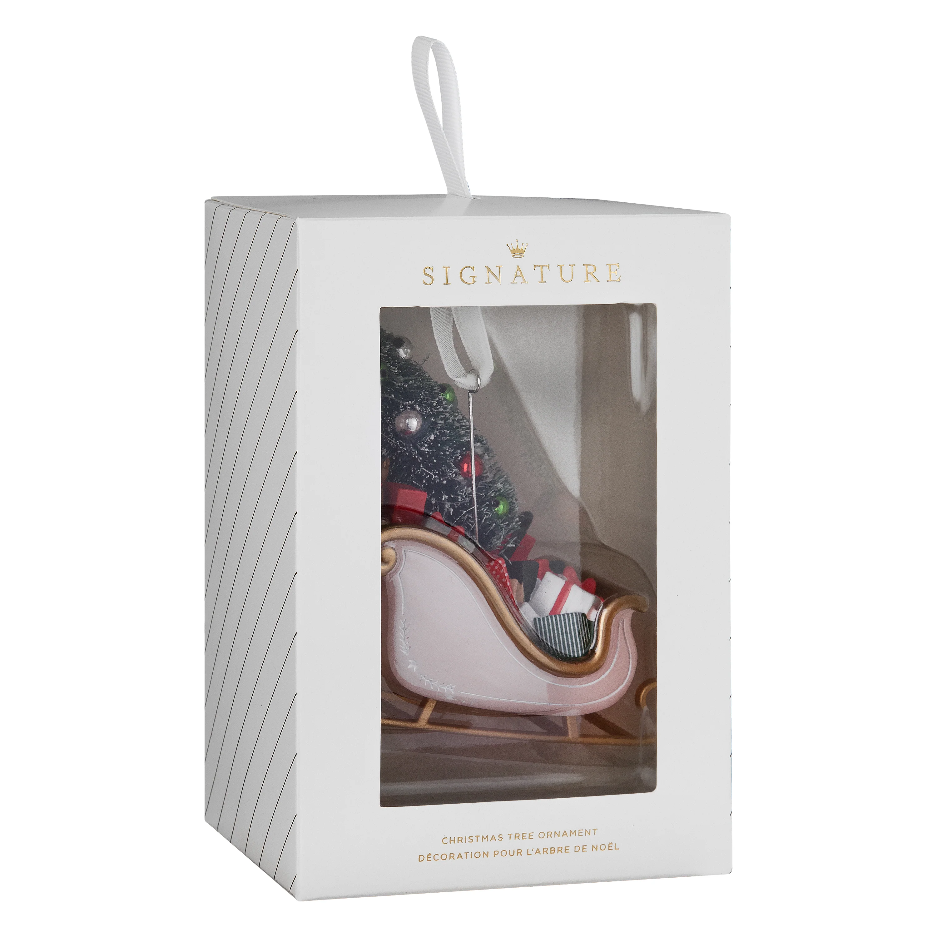 Signature Hanging Ornament - Santa's Sleigh & Gifts - Image 6