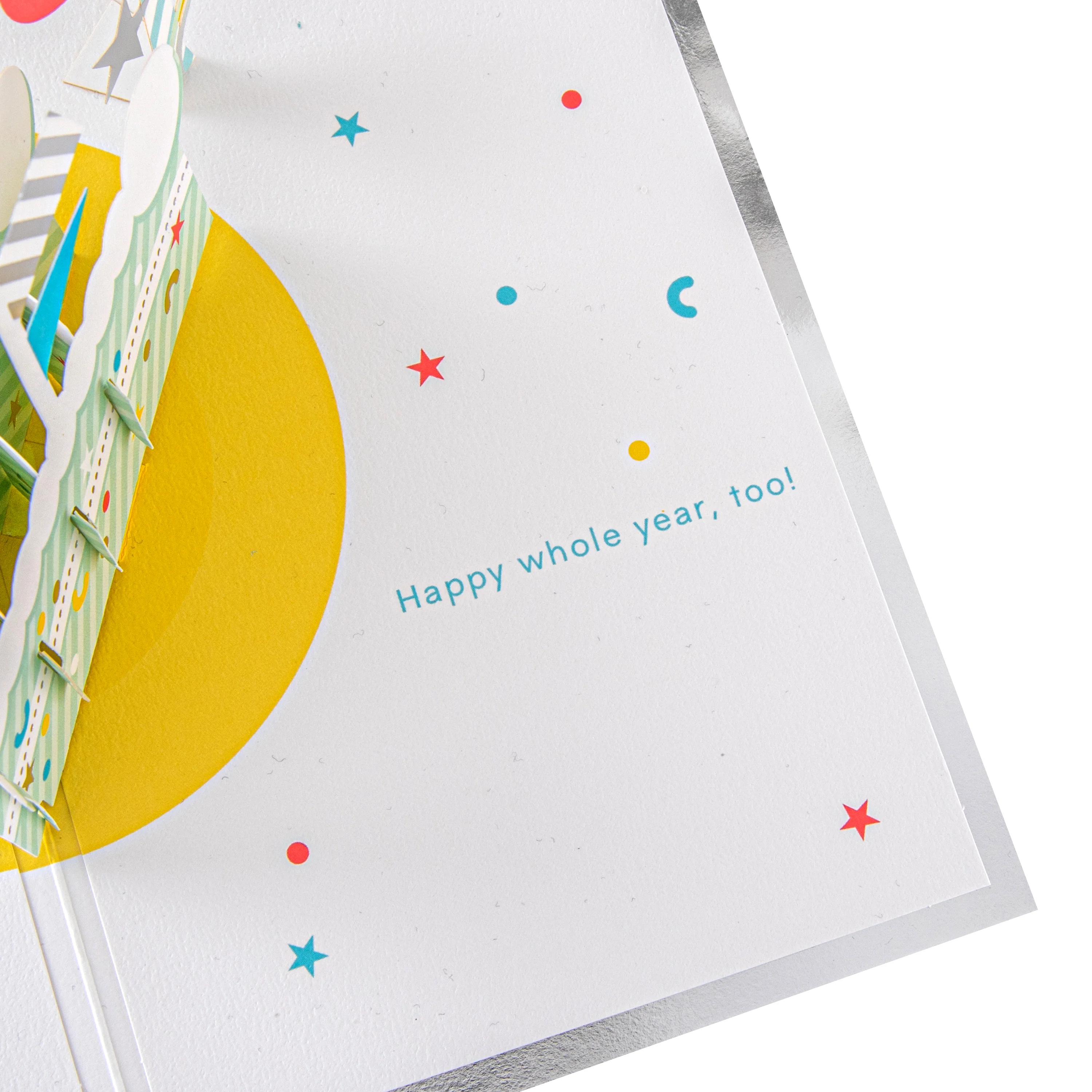 Signature Paper Wonder Birthday Card - 3D Pop Up Birthday Cake Design - Image 4