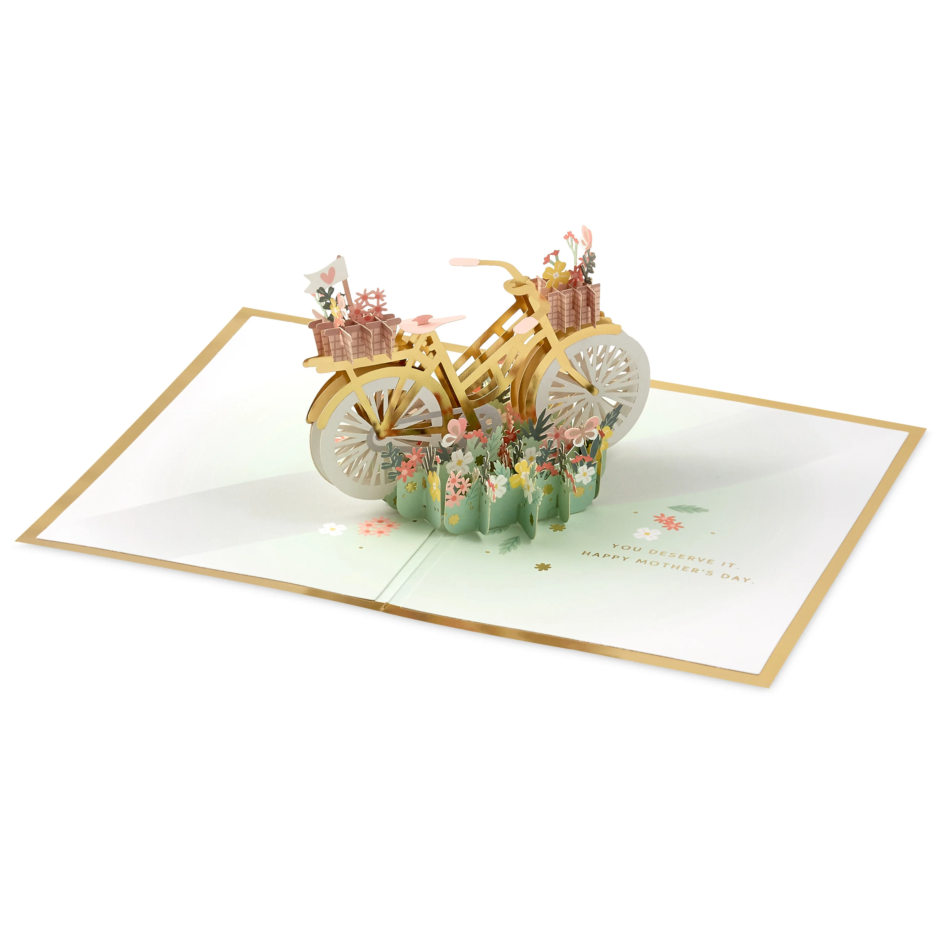 Signature Paper Wonder Collection 3D Pop-Up Bicycle Mother's Day Card - Image 8
