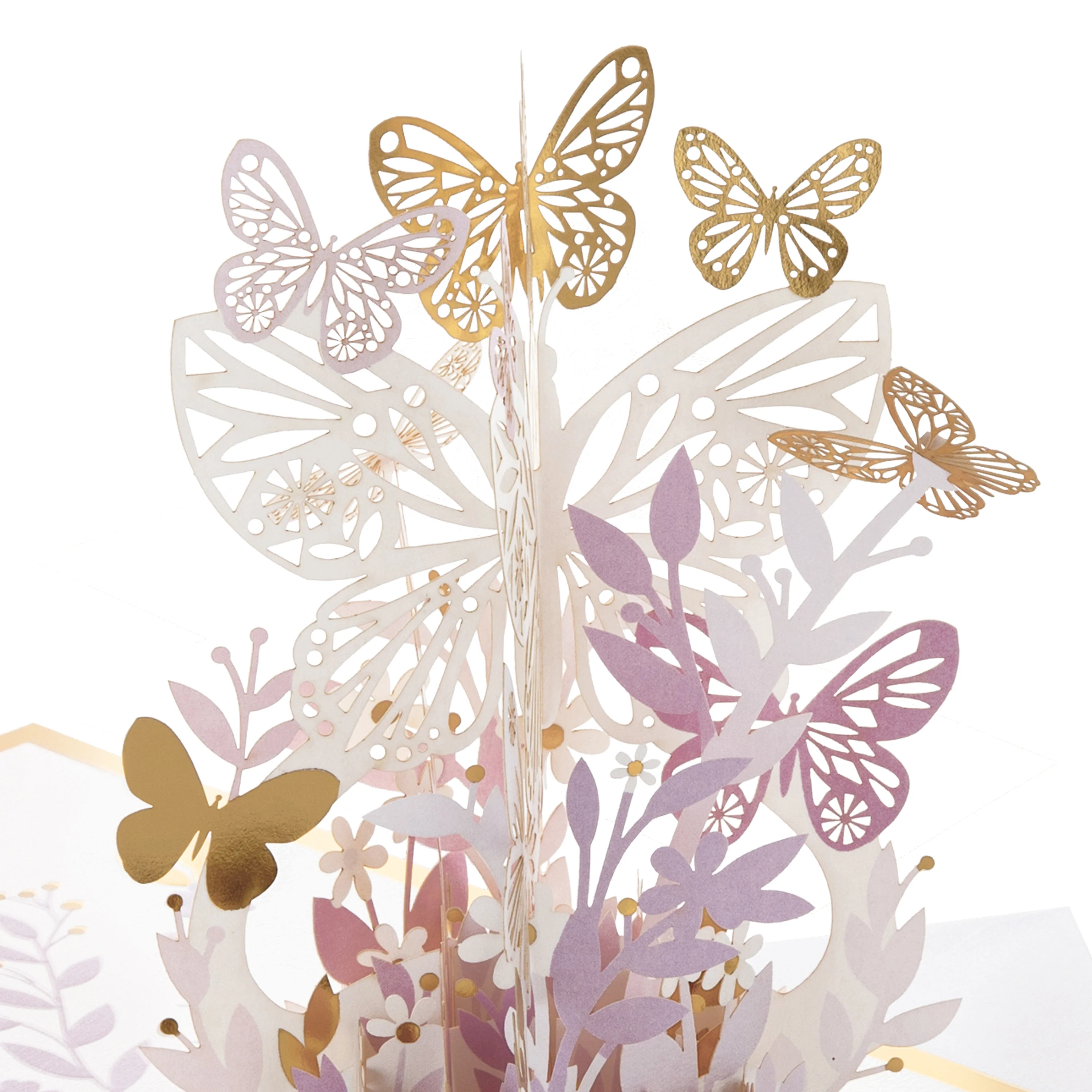 Signature Paper Wonder Collection 3D Pop-Up Butterflies Birthday Card - Image 6