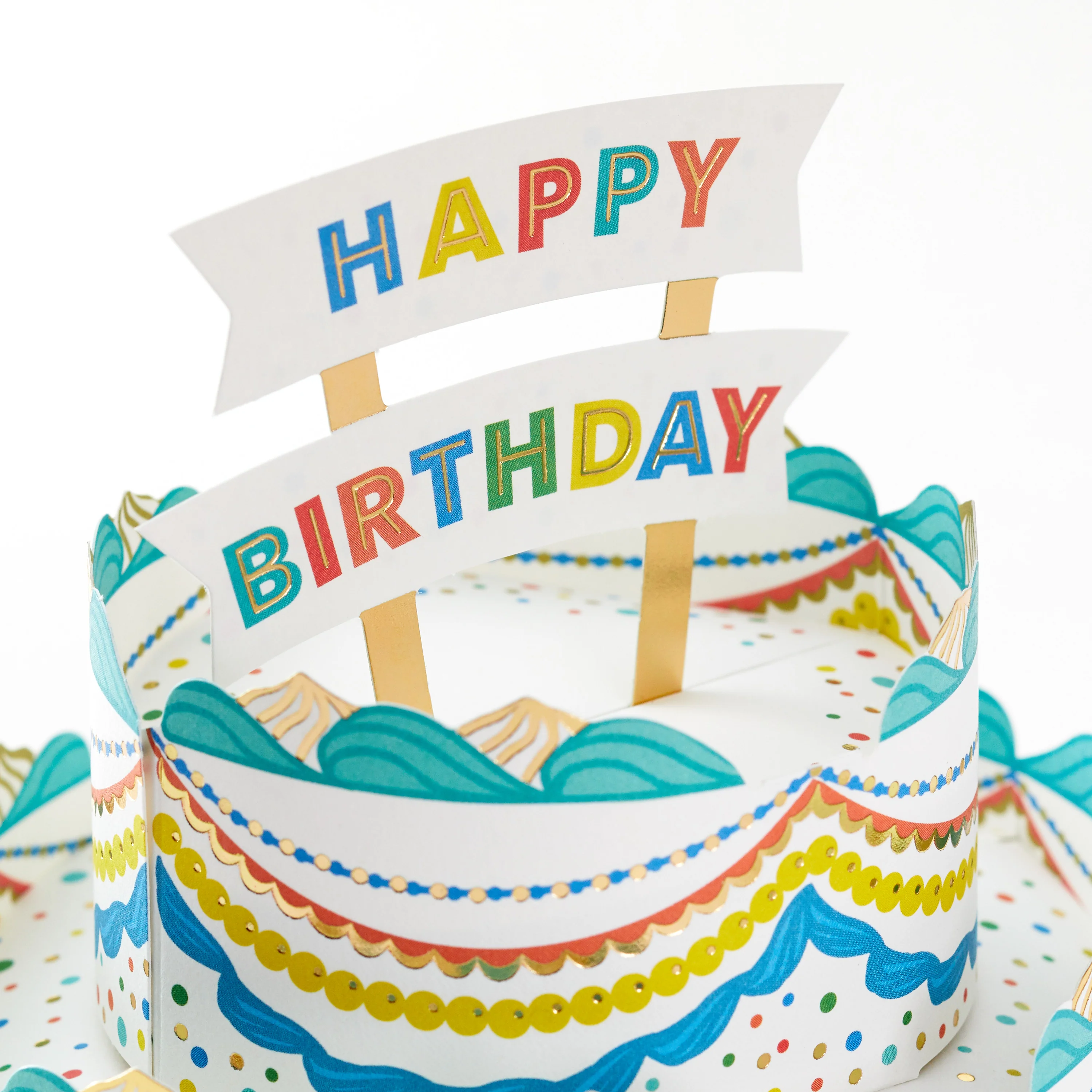 Signature Paper Wonder Collection 3D Pop-Up Cake Birthday Card - Image 2