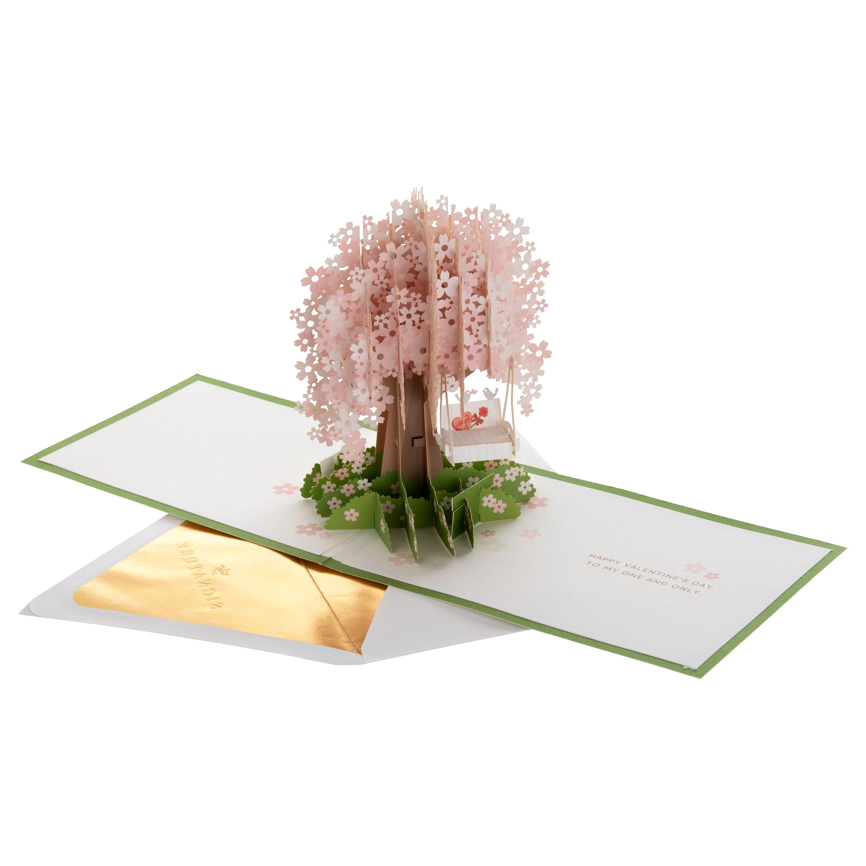 Signature Paper Wonder Collection 3D Pop-Up Cherry Tree Valentine's Day Card - Image 2