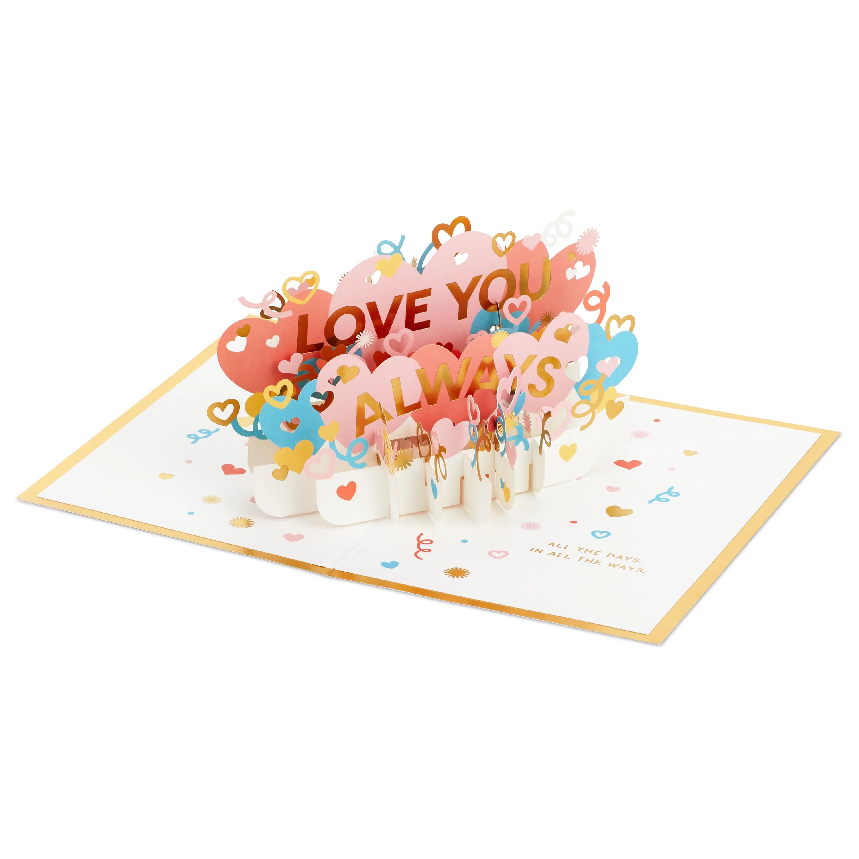 Signature Paper Wonder Collection 3D Pop-Up Love You Celebration Card - Image 6