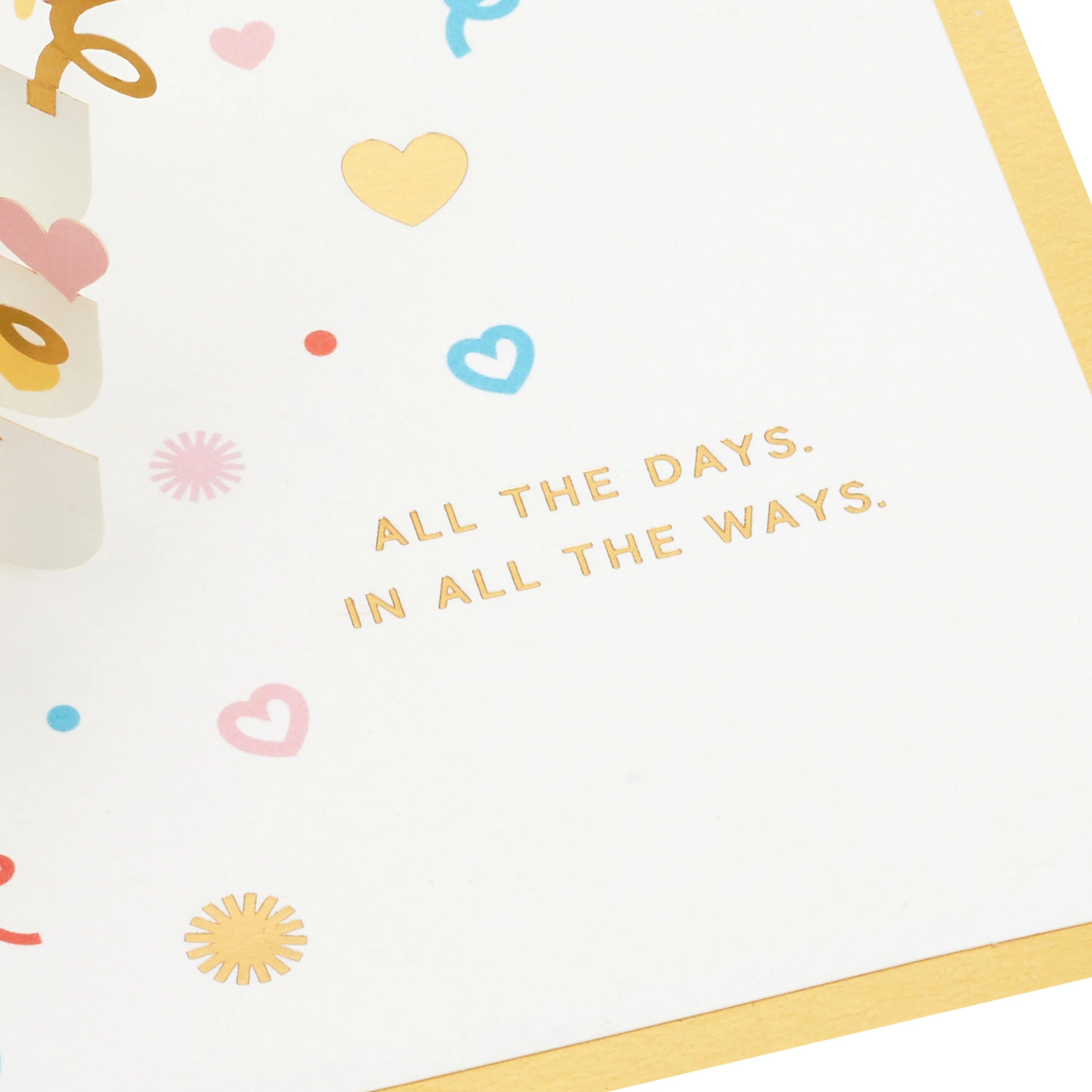Signature Paper Wonder Collection 3D Pop-Up Love You Celebration Card - Image 7