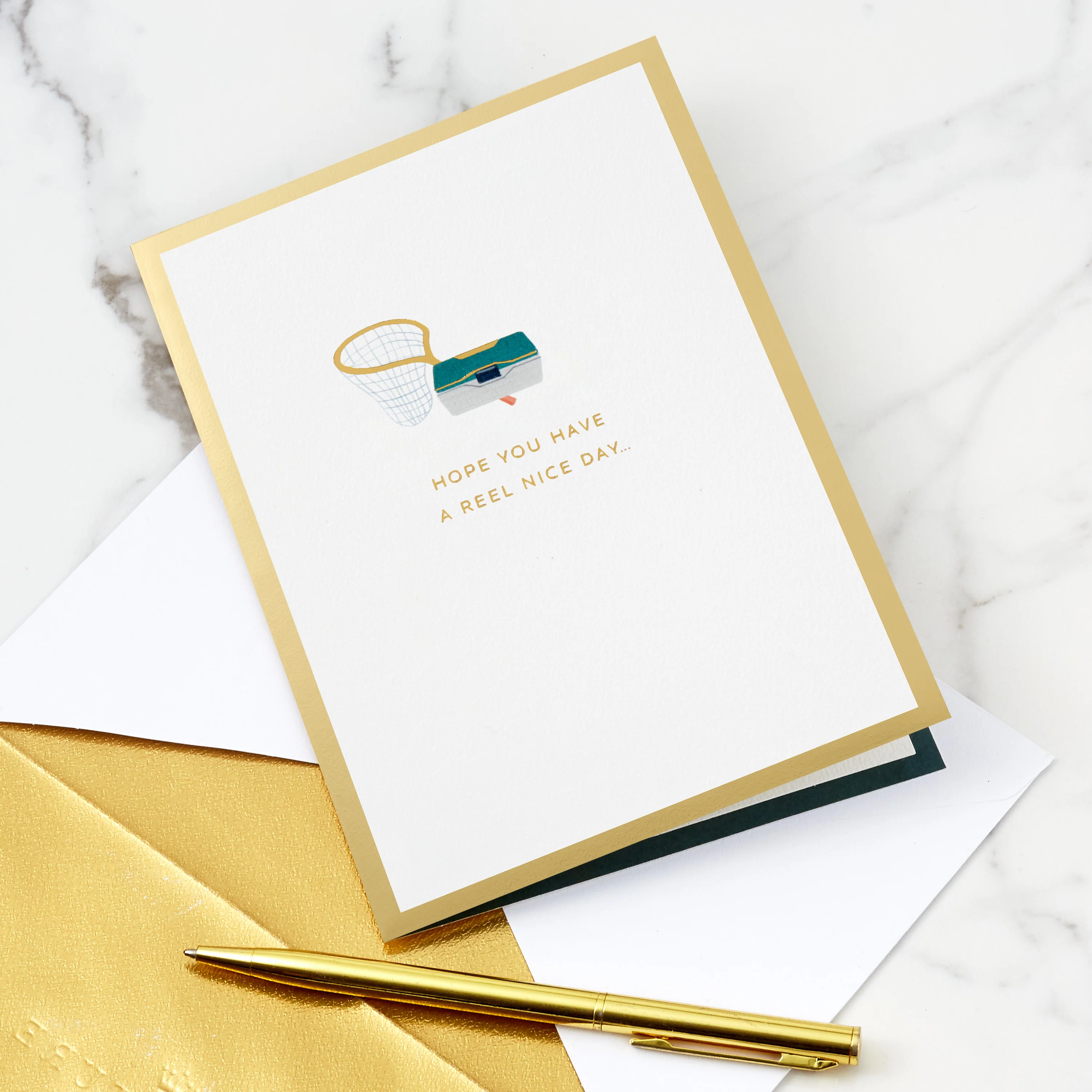 Signature Paper Wonder Collection Any Occasion 3D Pop-Up Fishing Card - Image 5