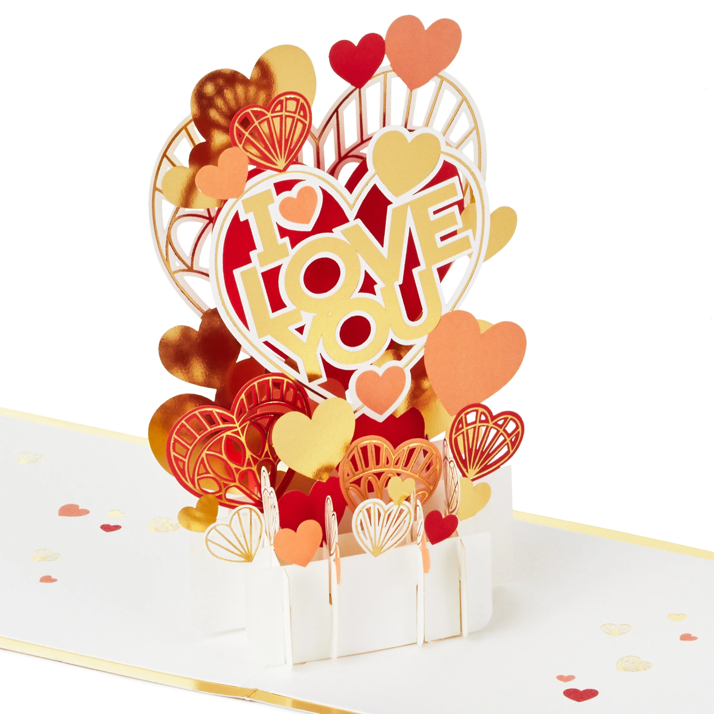 Signature Paper Wonder Greeting Card - 3D Pop Up Heart Design