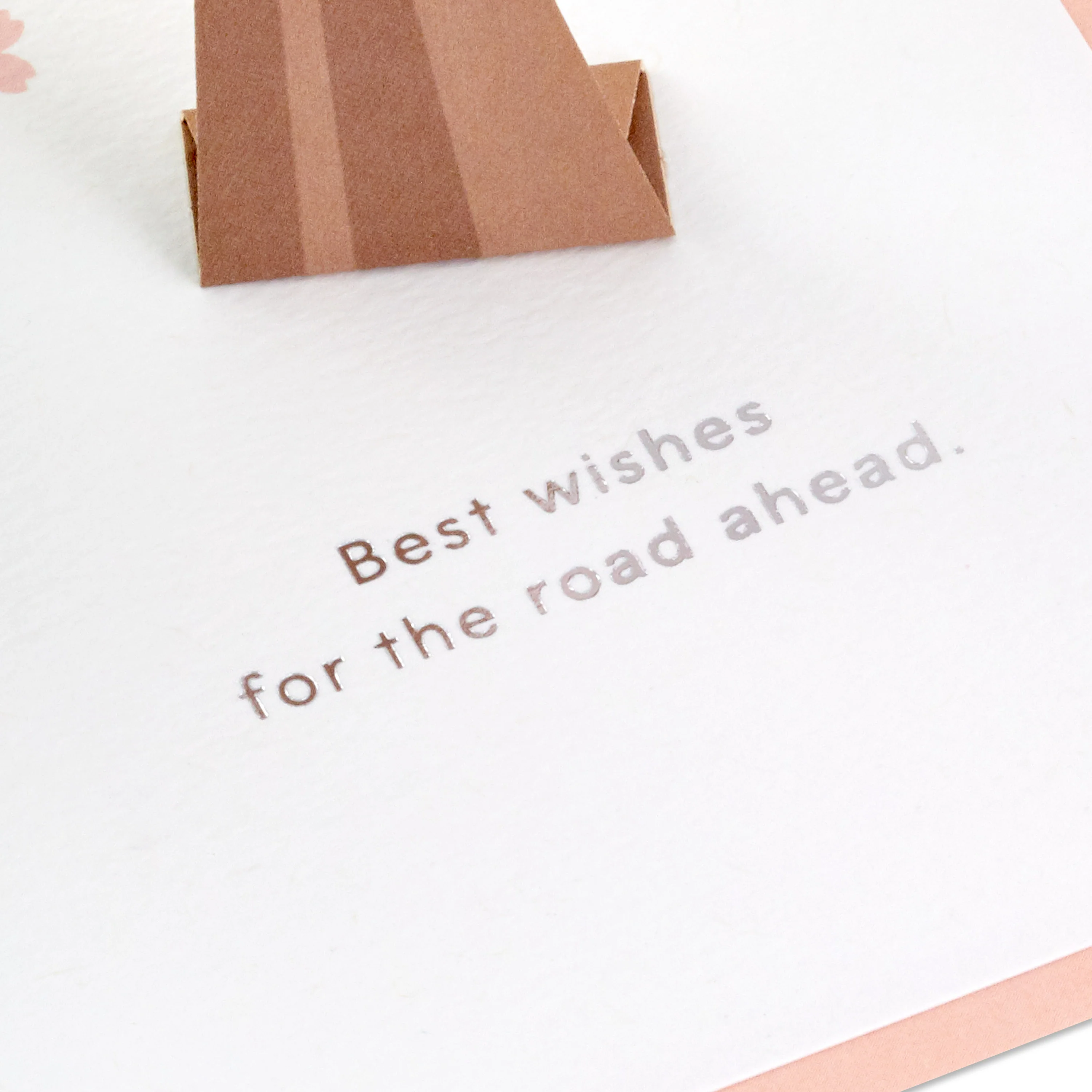 Signature Paper Wonder Wedding Card - 3D Pop Up Cherry Blossom & Car Design - Image 6
