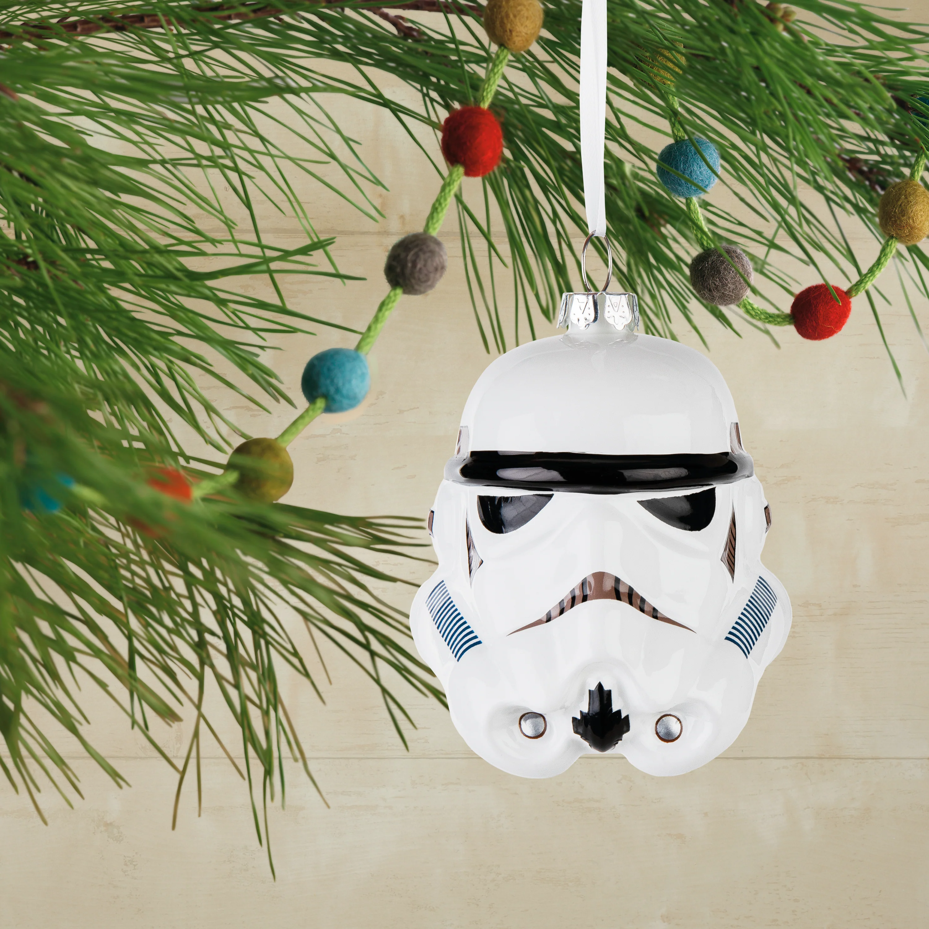 Star Wars™ Glass Ornament - Stormtrooper Helmet - Image 5