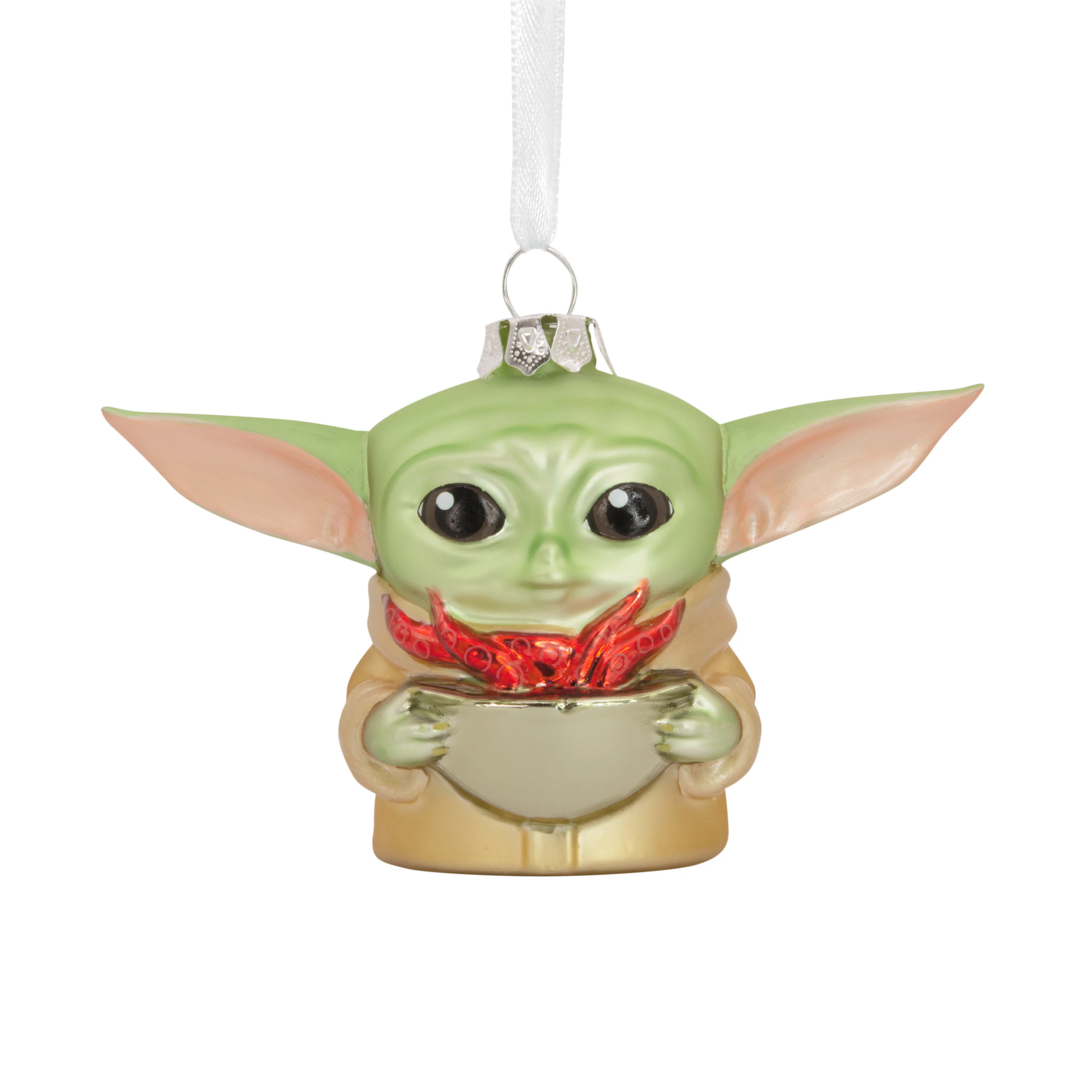 Star Wars™ The Mandalorian™ Glass Ornament - Grogu™ Bowl of Squid