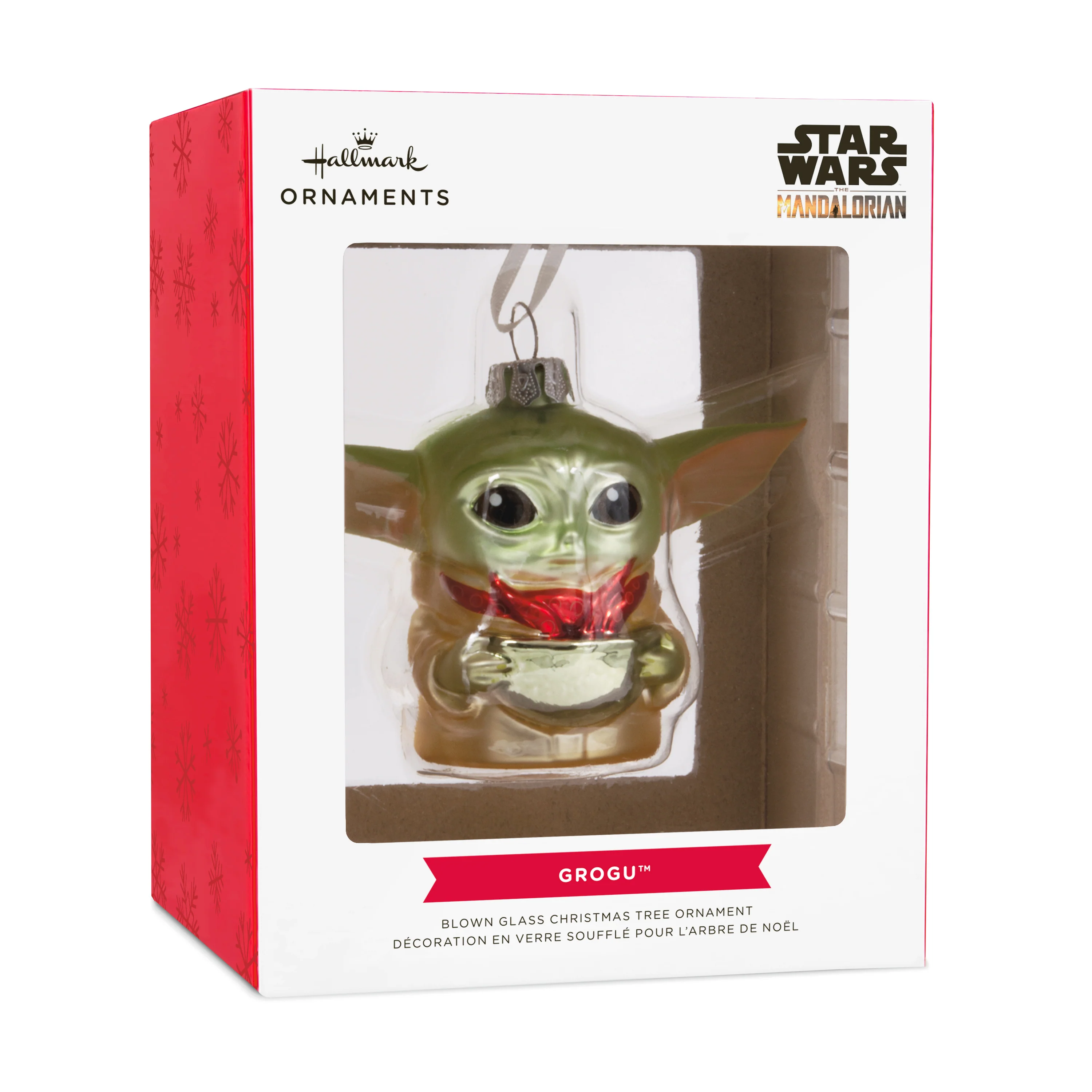 Star Wars™ The Mandalorian™ Glass Ornament - Grogu™ Bowl of Squid - Image 2