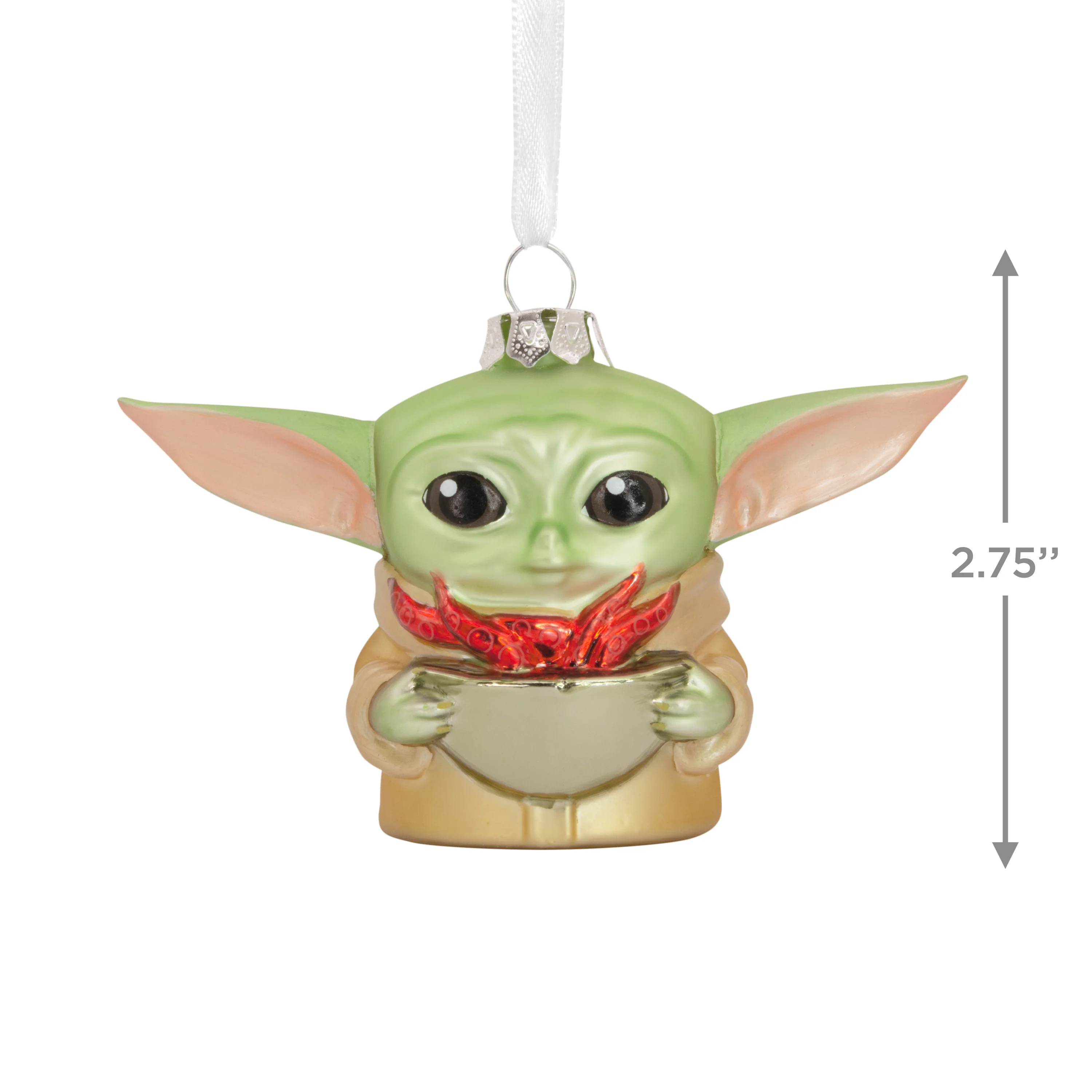 Star Wars™ The Mandalorian™ Glass Ornament - Grogu™ Bowl of Squid - Image 4