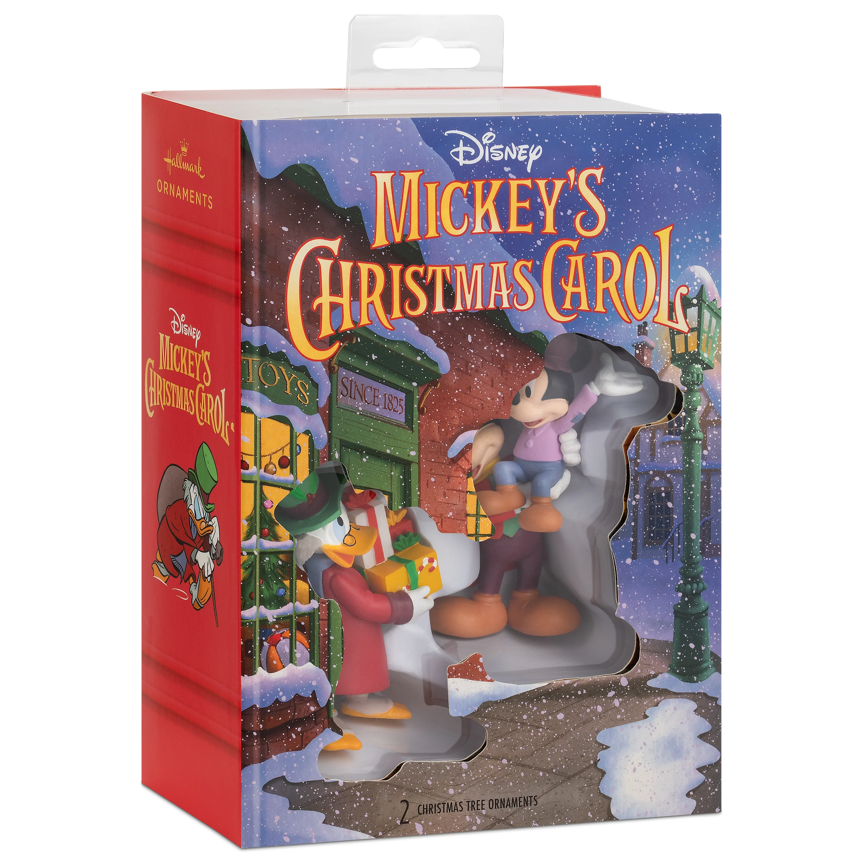 Storied Moments Disney Christmas Ornaments - Set of 2 - Mickey's Christmas Carol - Image 2