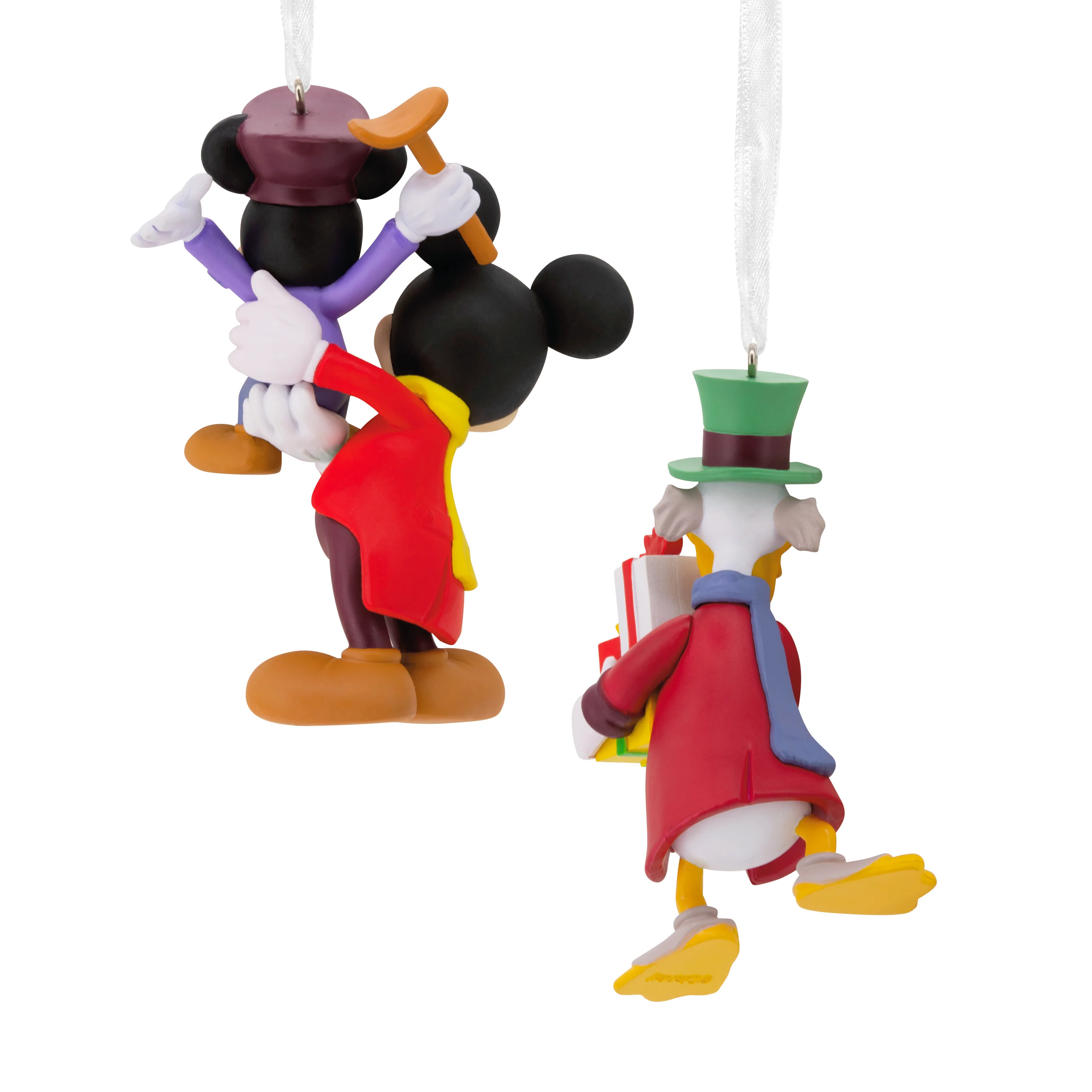 Storied Moments Disney Christmas Ornaments - Set of 2 - Mickey's Christmas Carol - Image 3