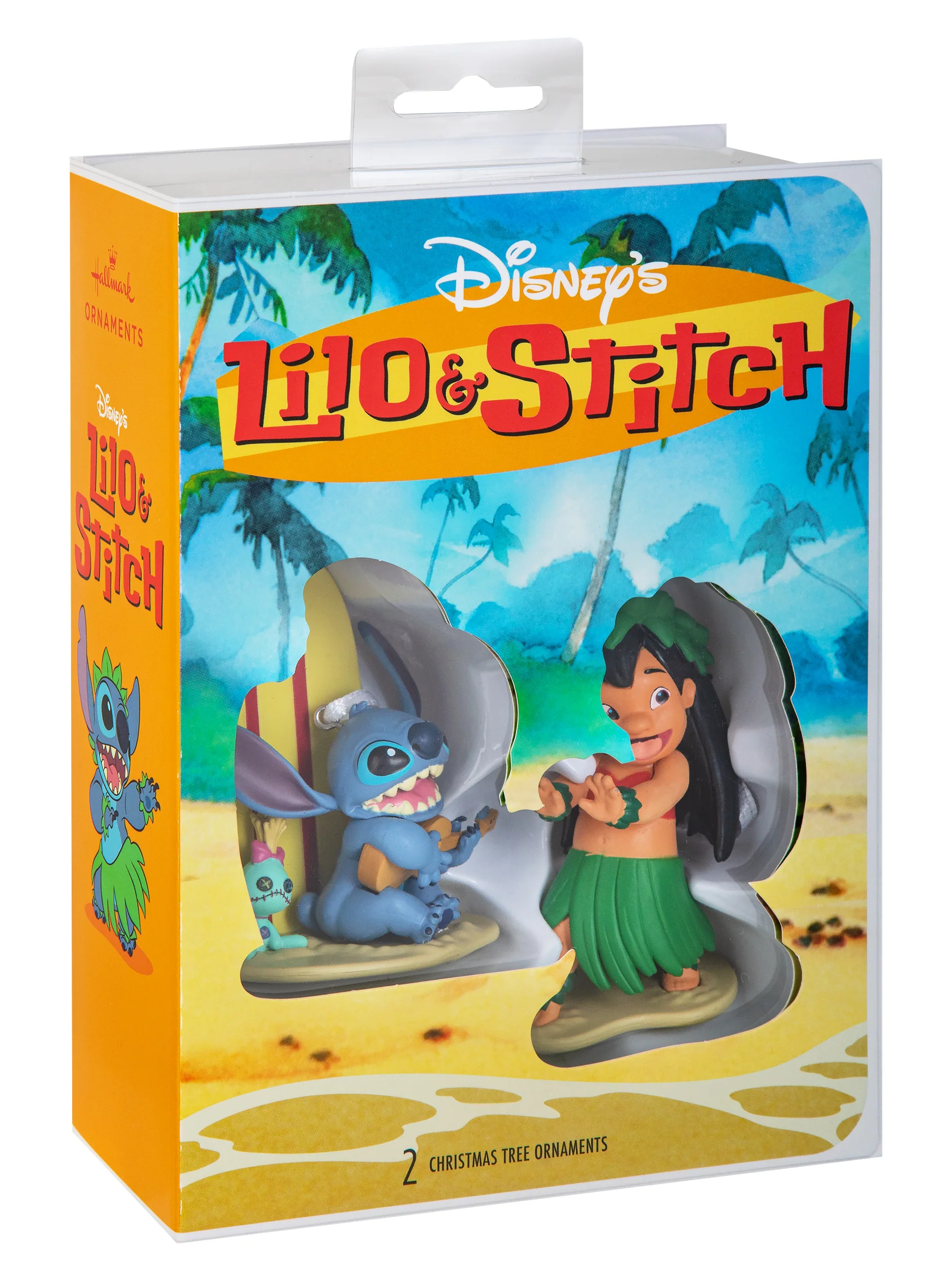 Storied Moments Disney Lilo & Stitch Christmas Ornaments, Pack of 2 - Image 2