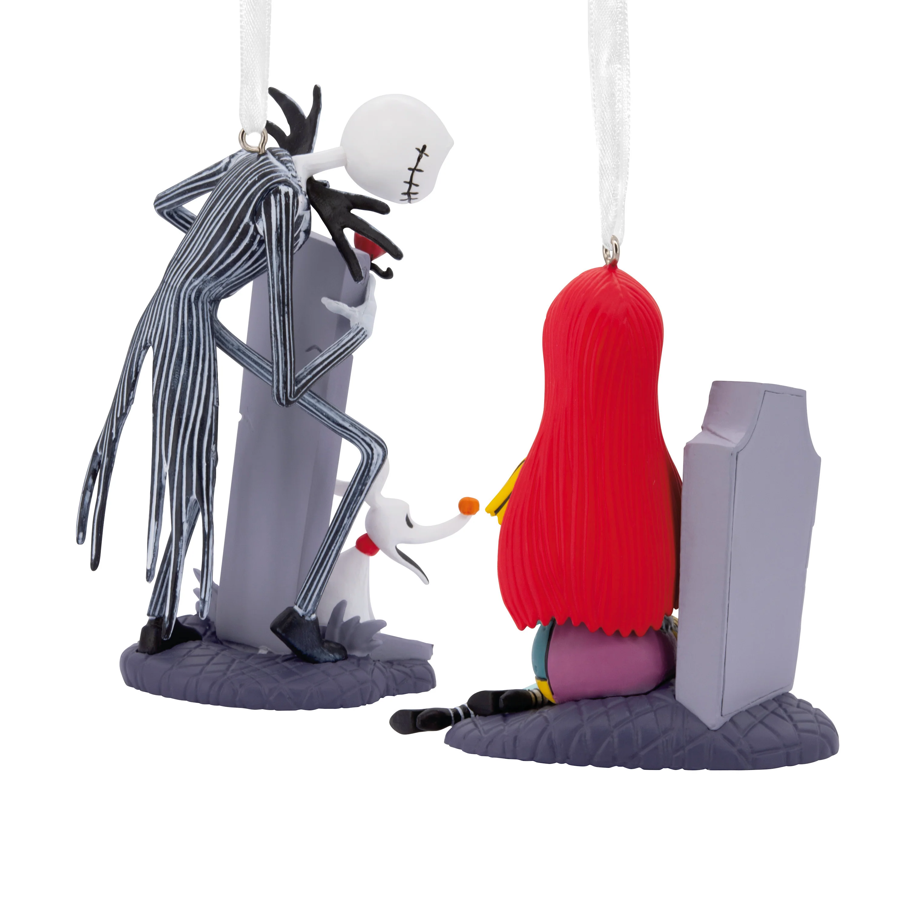 Storied Moments Disney The Nightmare Before Christmas Ornaments - Set of 2 - Jack & Sally - Image 3