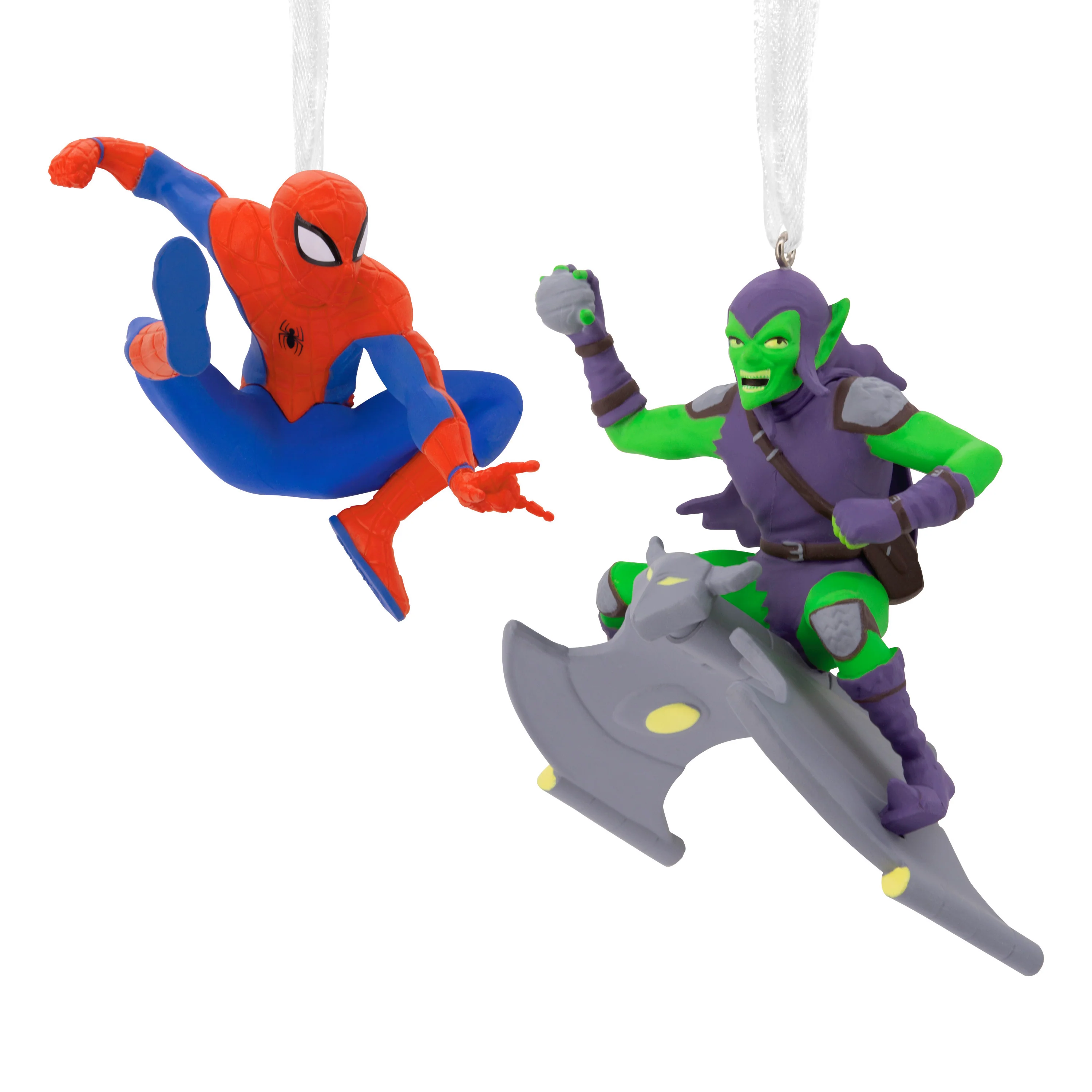 Storied Moments MARVEL Ornaments - Set of 2 - Spider-Man & Green Goblin