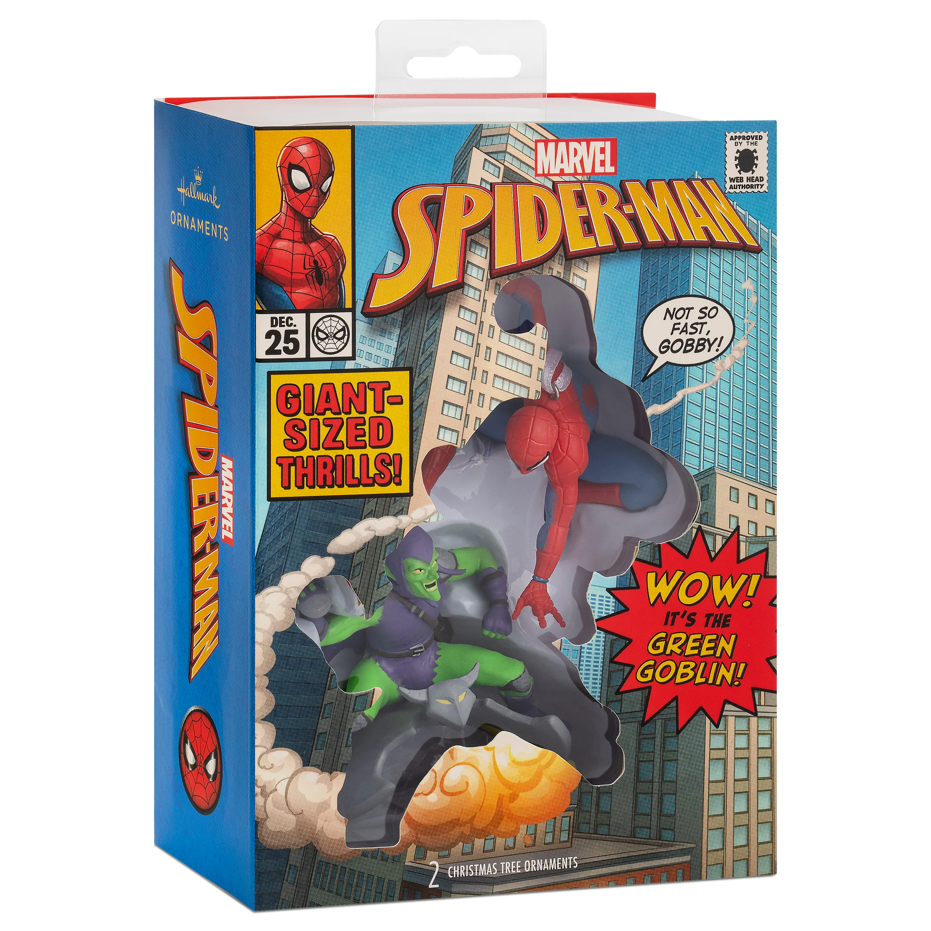Storied Moments MARVEL Ornaments - Set of 2 - Spider-Man & Green Goblin - Image 2