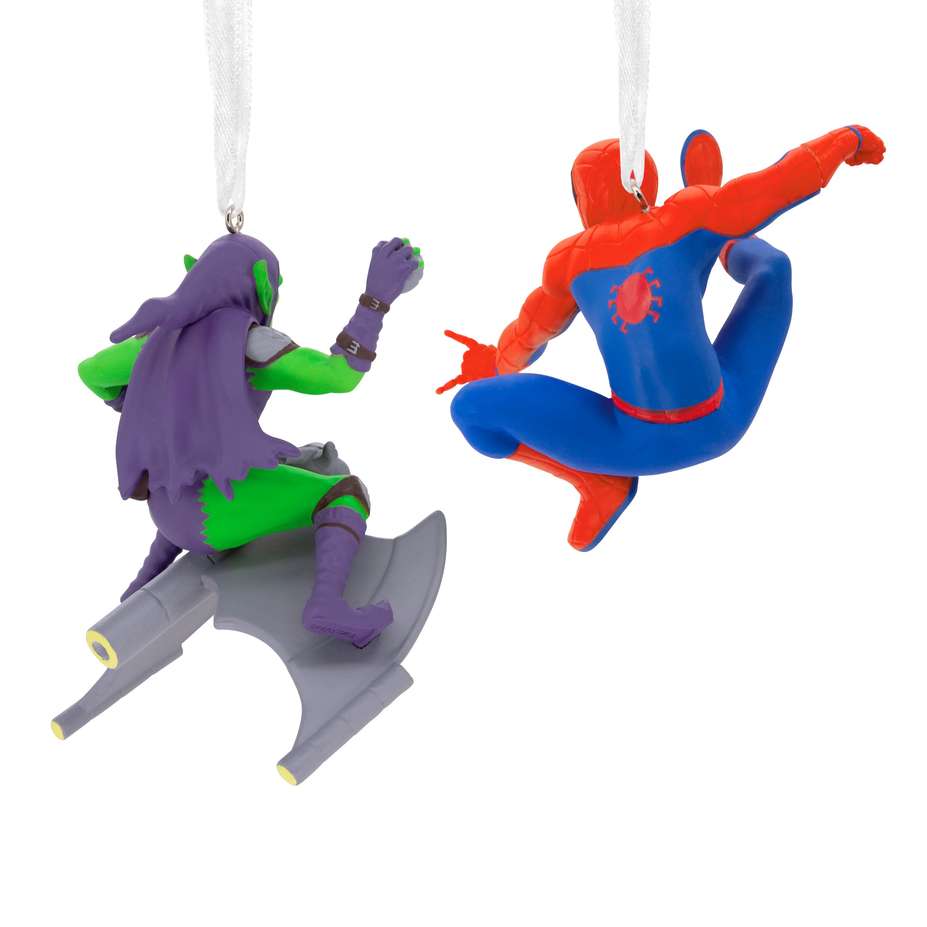 Storied Moments MARVEL Ornaments - Set of 2 - Spider-Man & Green Goblin - Image 3