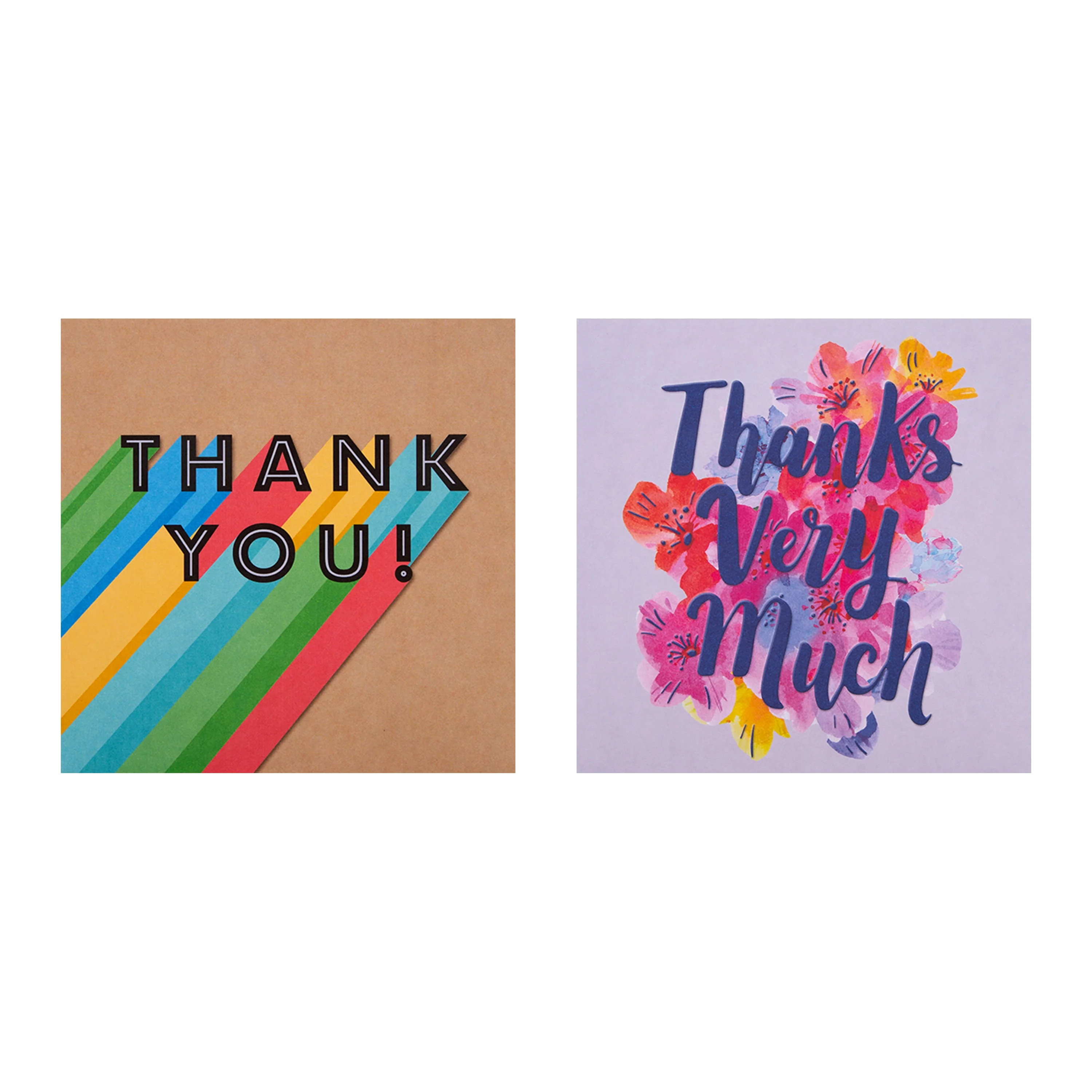 Thank You Cards - Multipack of 20 in 4 Fun Designs - Image 4